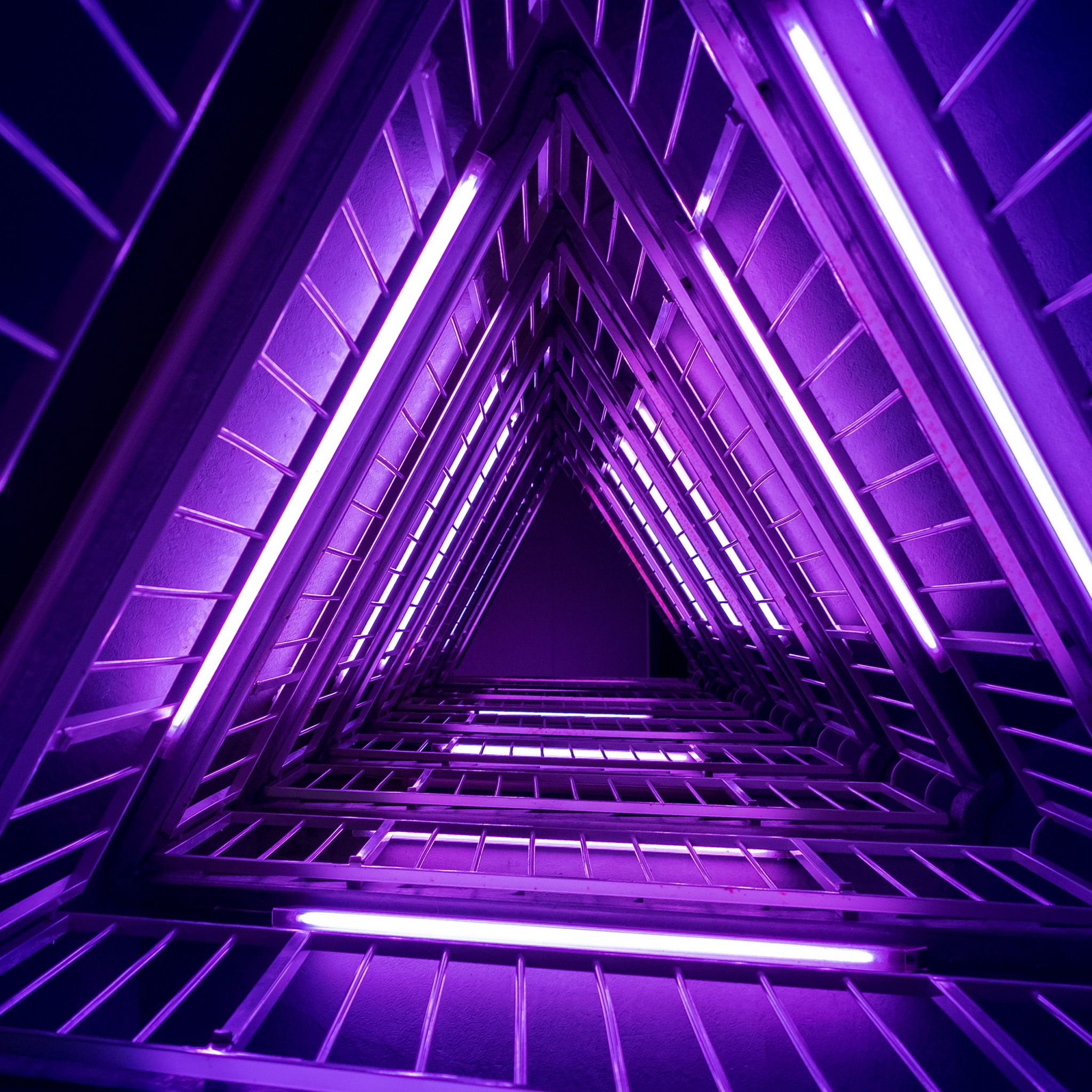 Triangle Wallpaper Purple #2994