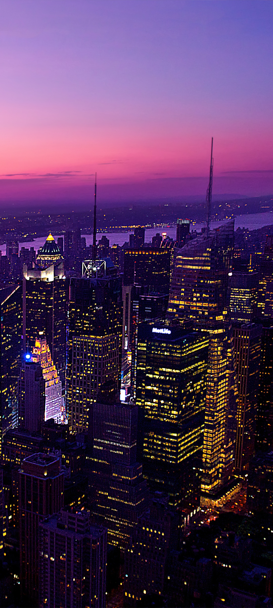 New York City Wallpaper 4K, Aesthetic, Twilight, Evening