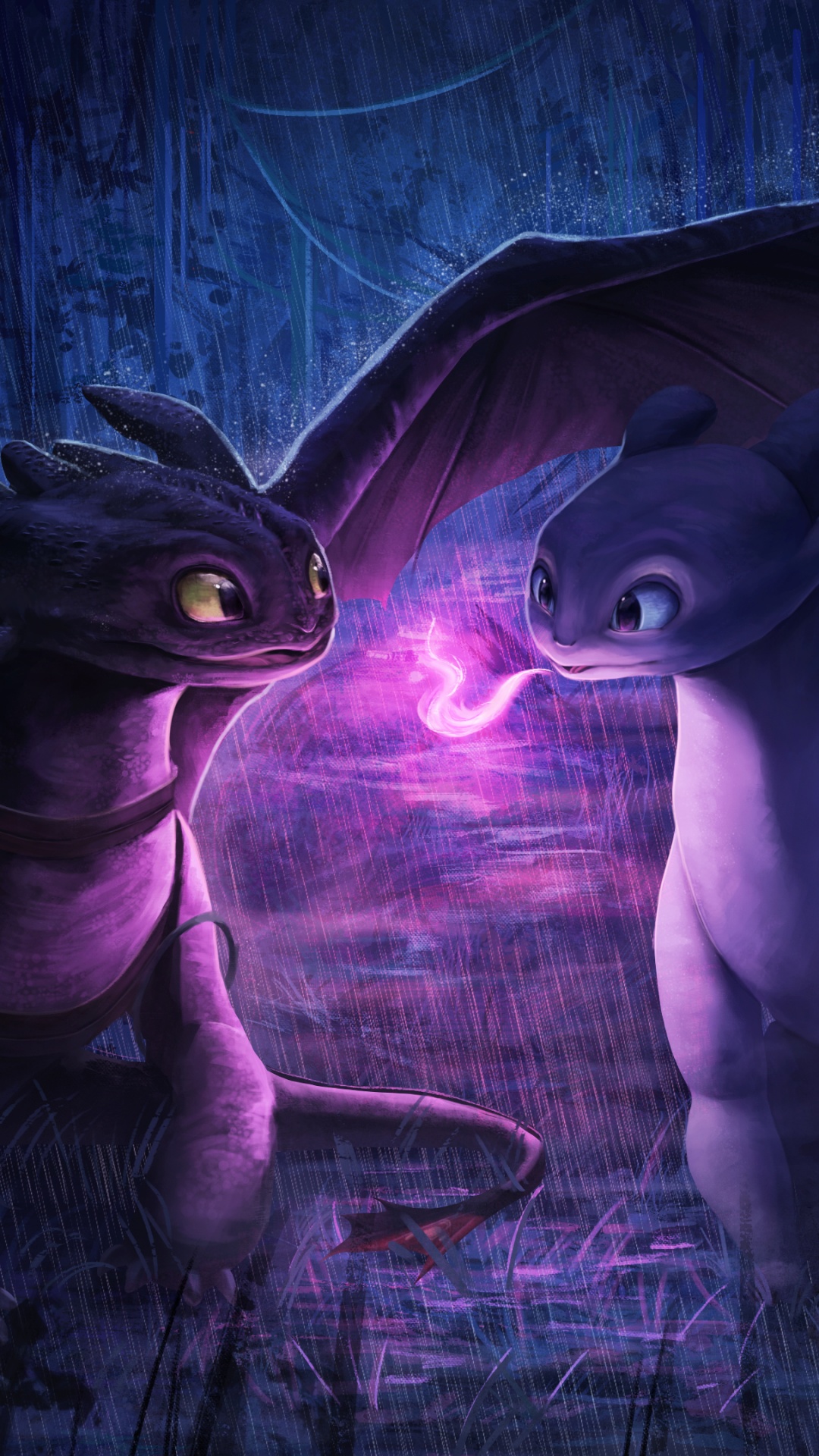 Toothless And The Lightfury HD Artist 4k Wallpapers Images Backgrounds  Photos and Pictures