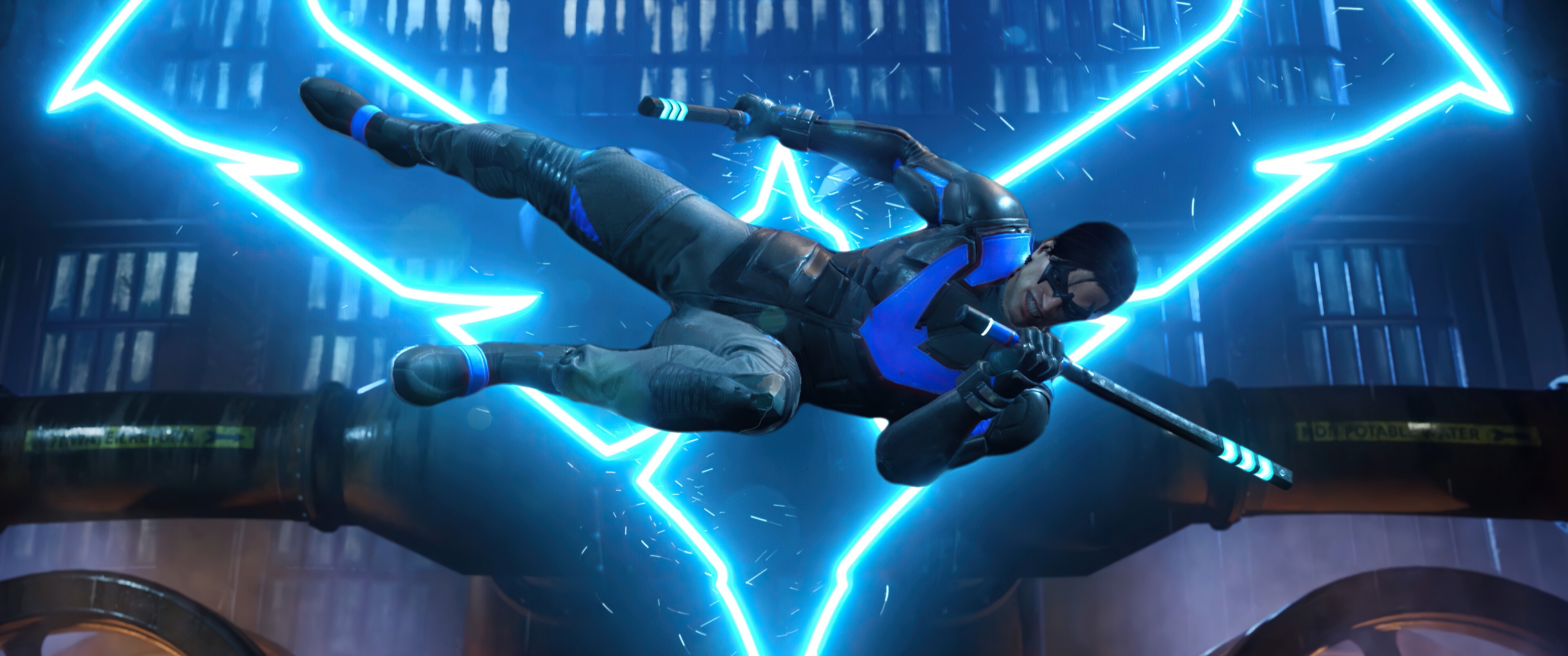 Nightwing In Gotham Knights Game 4K Ultra HD Mobile Wallpaper