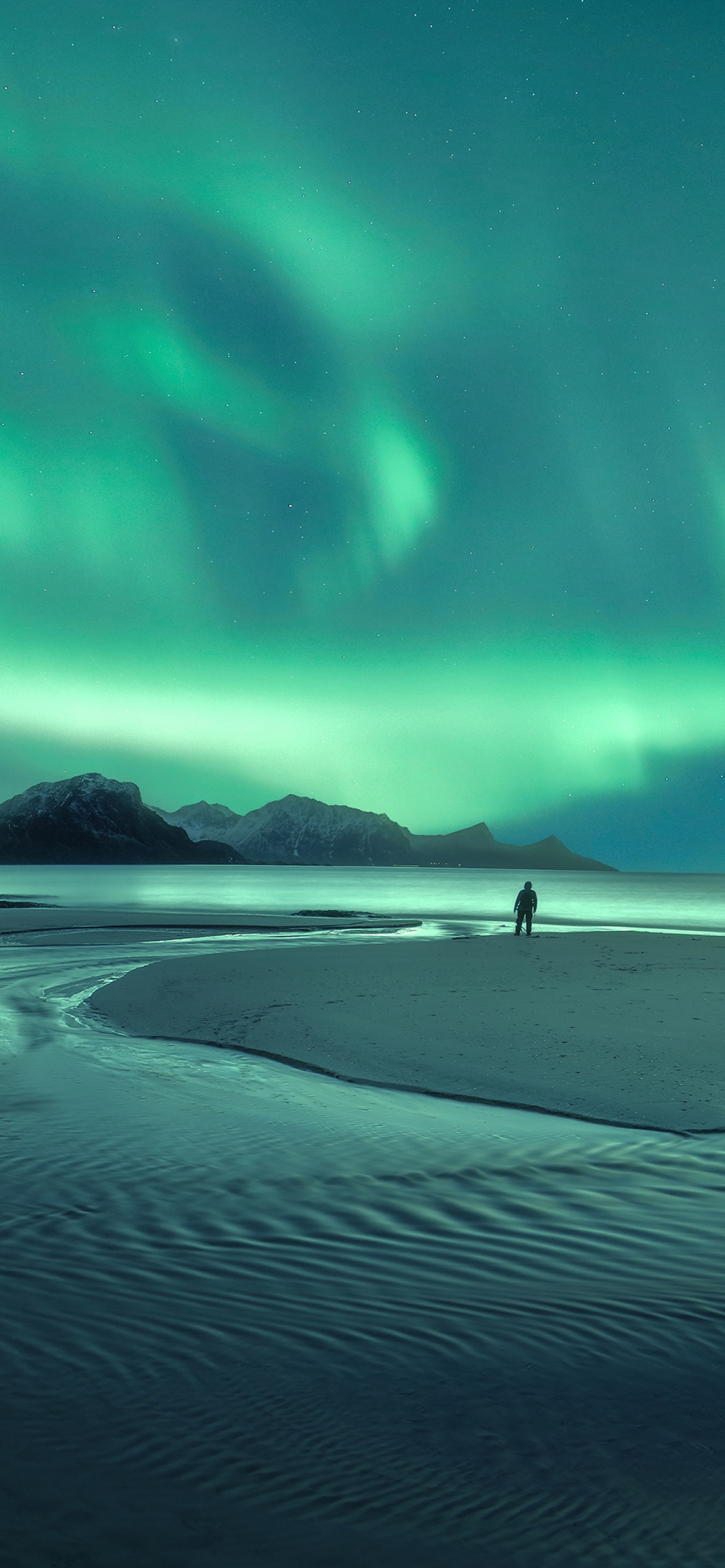 Northern Lights Wallpaper 4K, Aurora Borealis, Norway, Nature, #8669