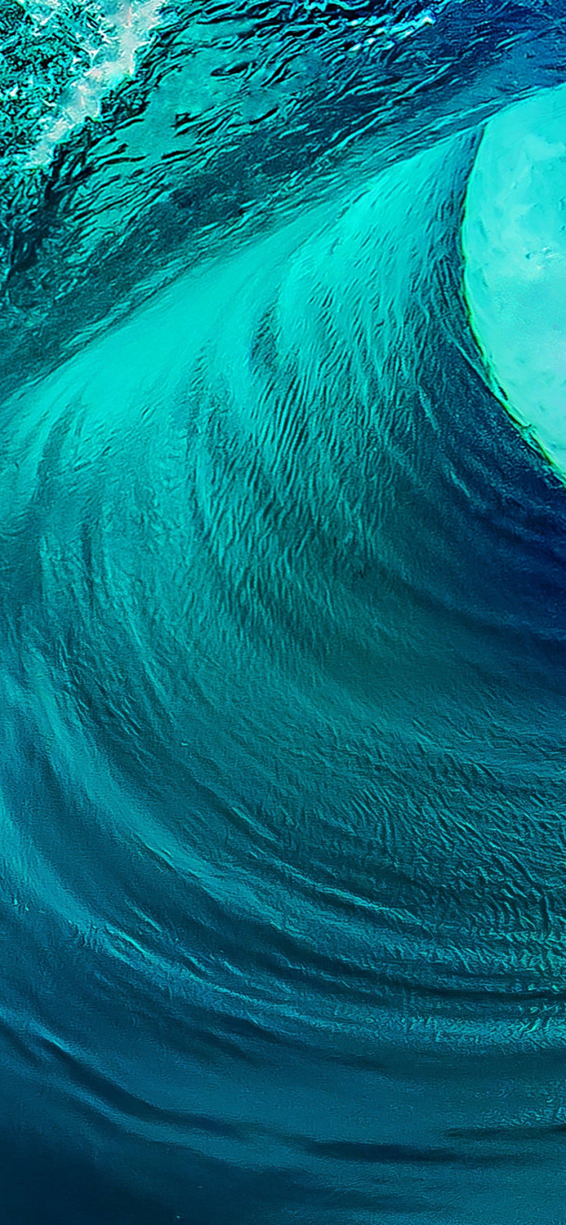 Ocean waves Wallpaper 4K, Stock, Vivo NEX, Android 10