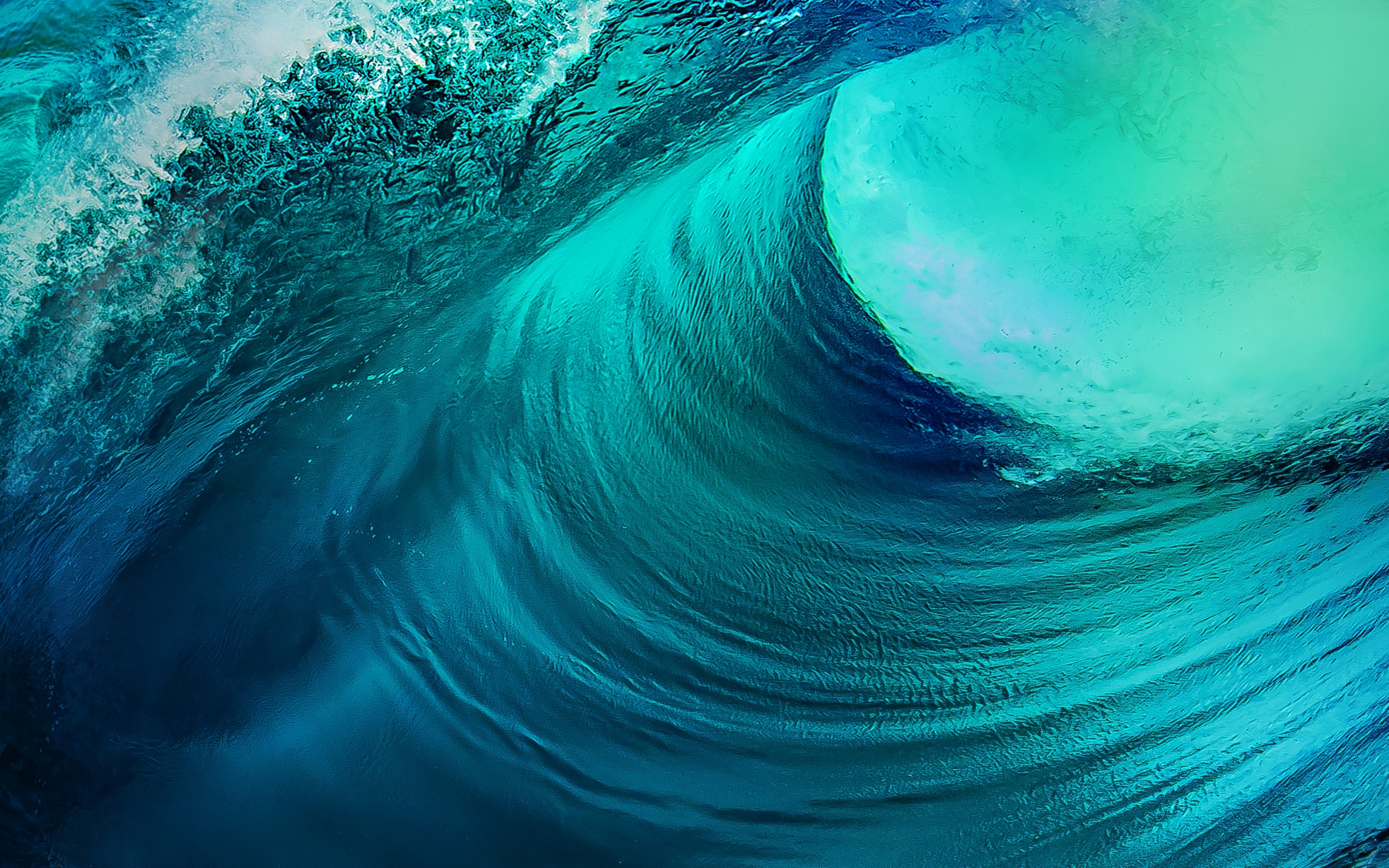 Ocean Waves Wallpaper 4K, Stock, Vivo NEX, Android 10