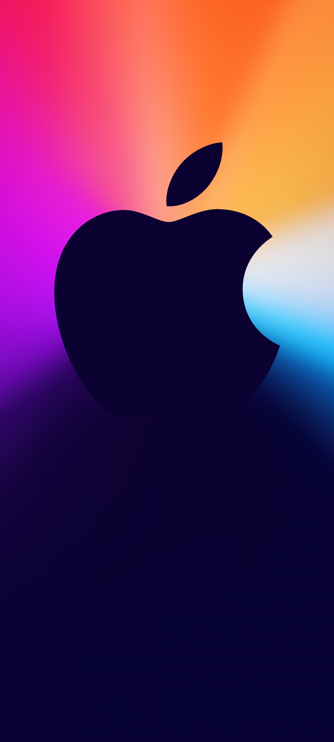 One more thing Wallpaper 4K, Apple logo, Gradient background
