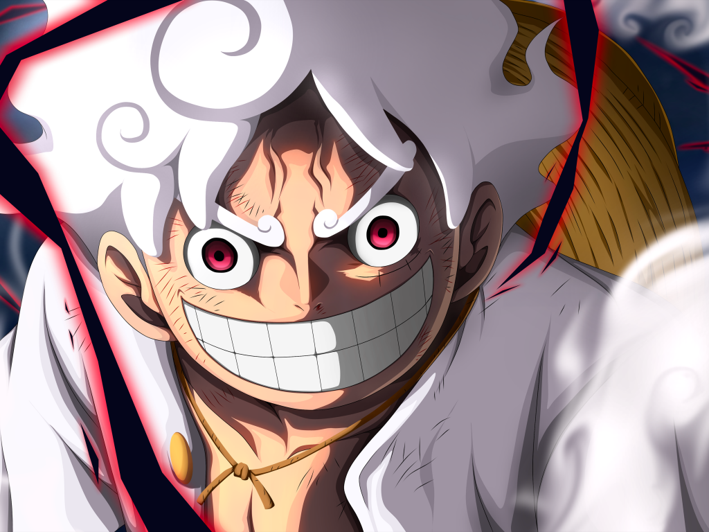 One Piece Wallpaper 4K, Gear 5, Luffy