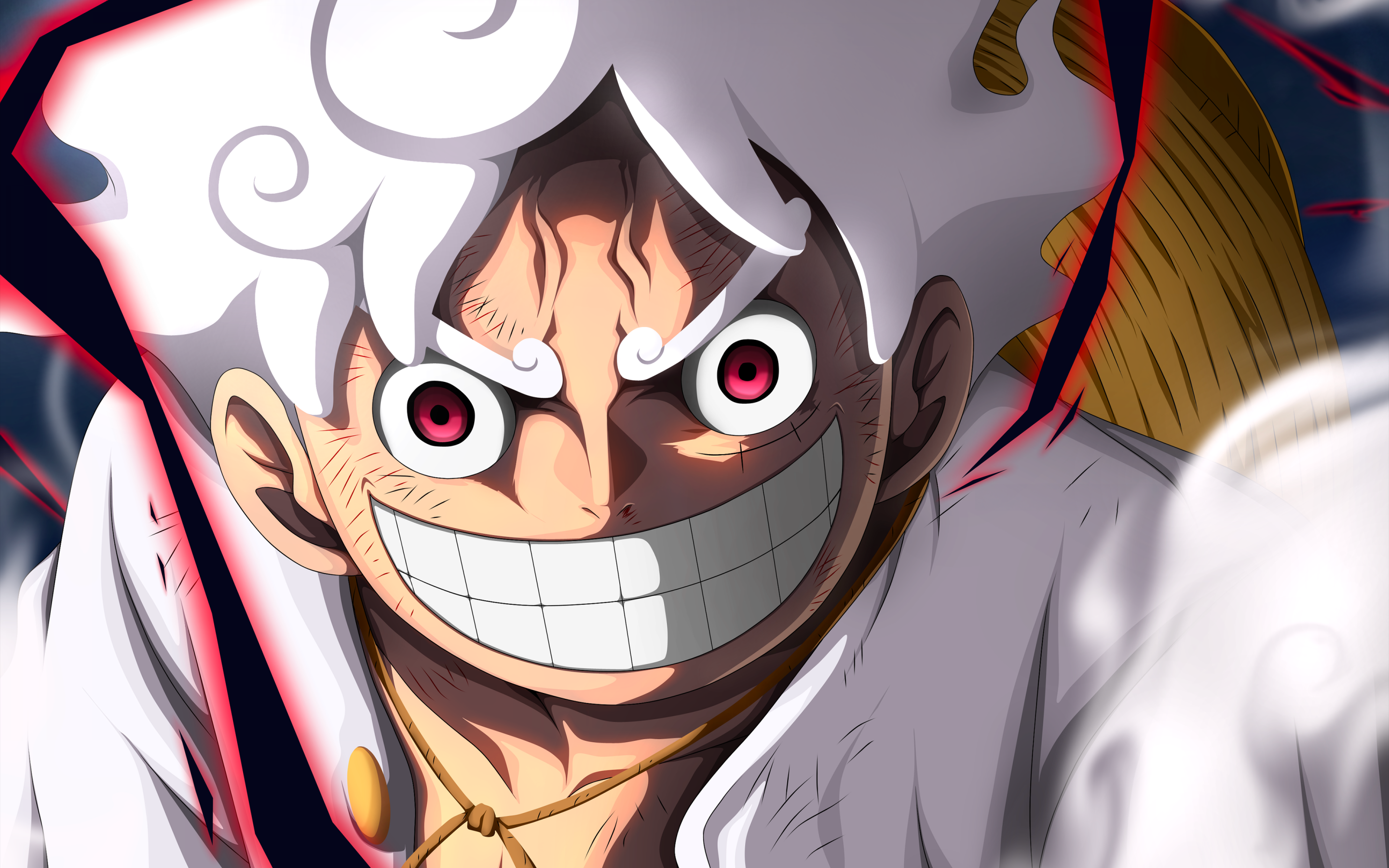 One Piece Wallpaper 4K, Gear 5, Luffy