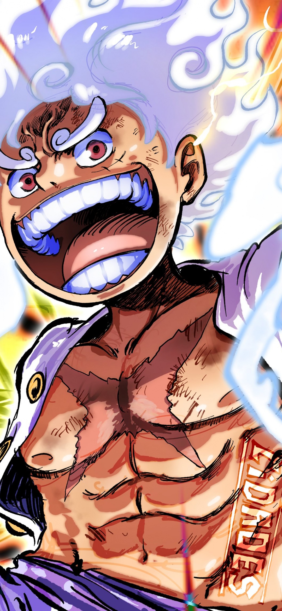 One Piece Luffy Gear 5 4K Wallpaper