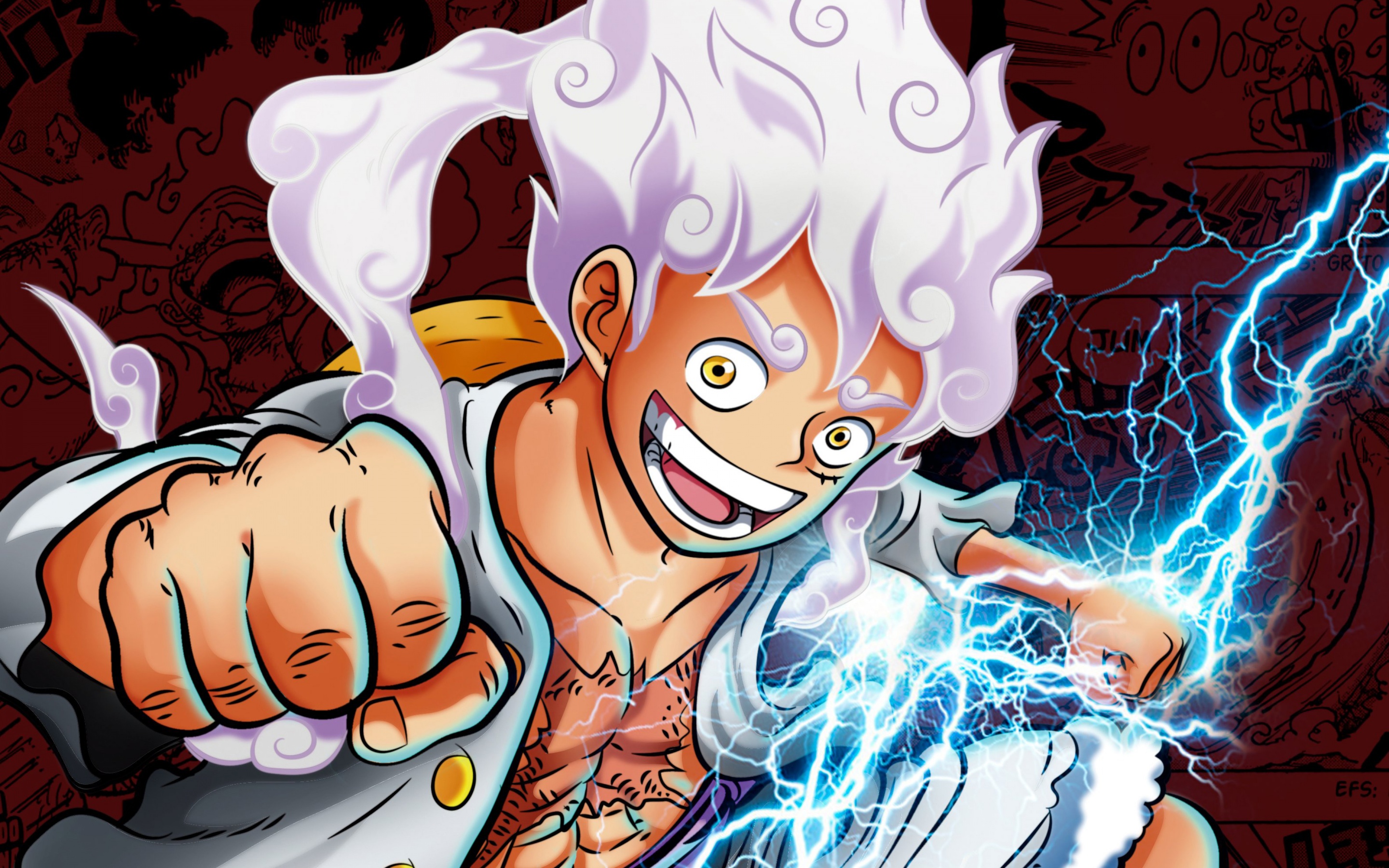 Luffy gear 5 Wallpaper Download