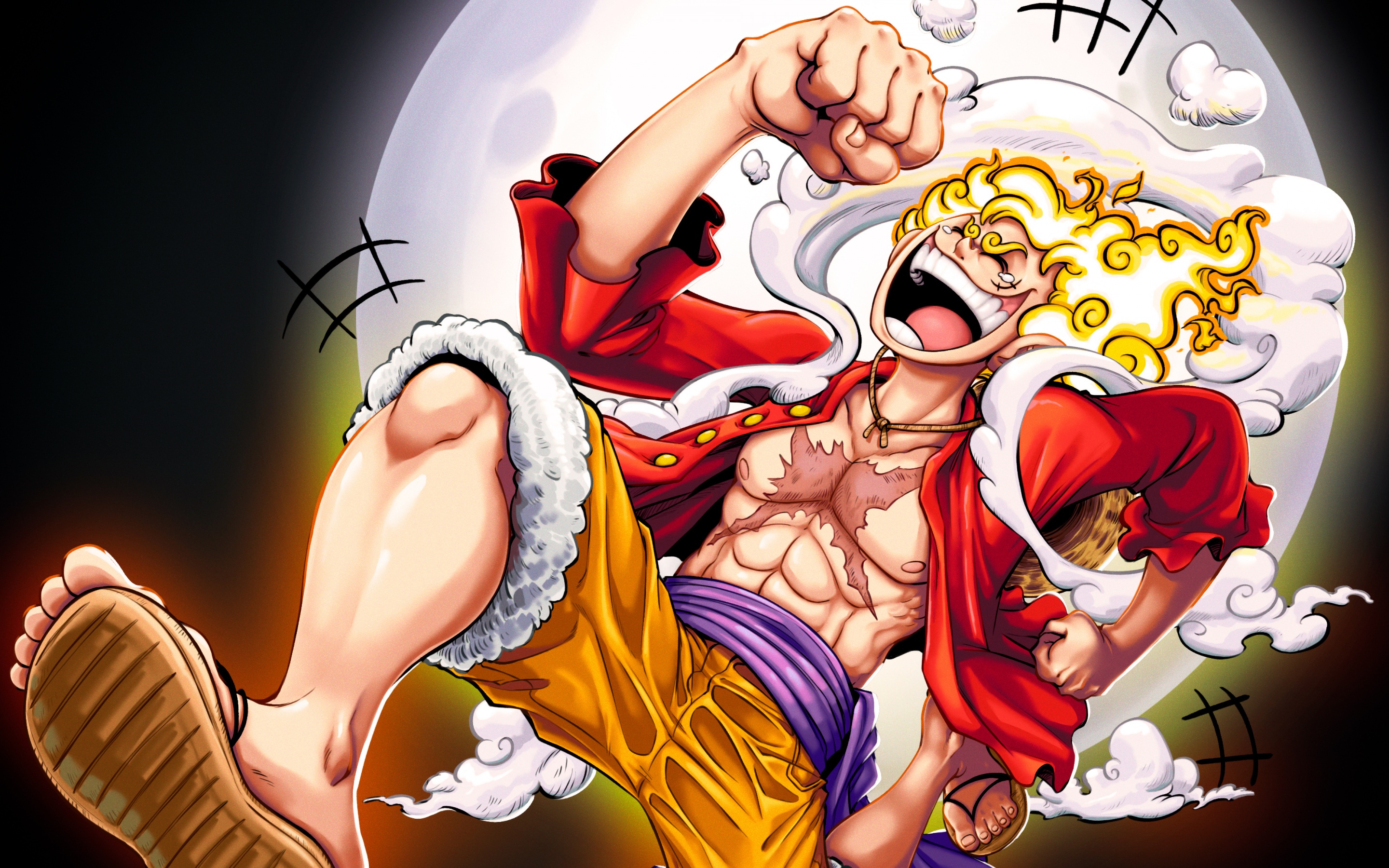 Với chất lượng 4K đỉnh cao, bộ hình nền One Piece với hình ảnh Luffy Gear 5 này là sự lựa chọn tốt nhất cho fan cuồng anime và manga. Hãy cảm nhận sự uy lực của nhân vật này ngay trên màn hình của bạn!