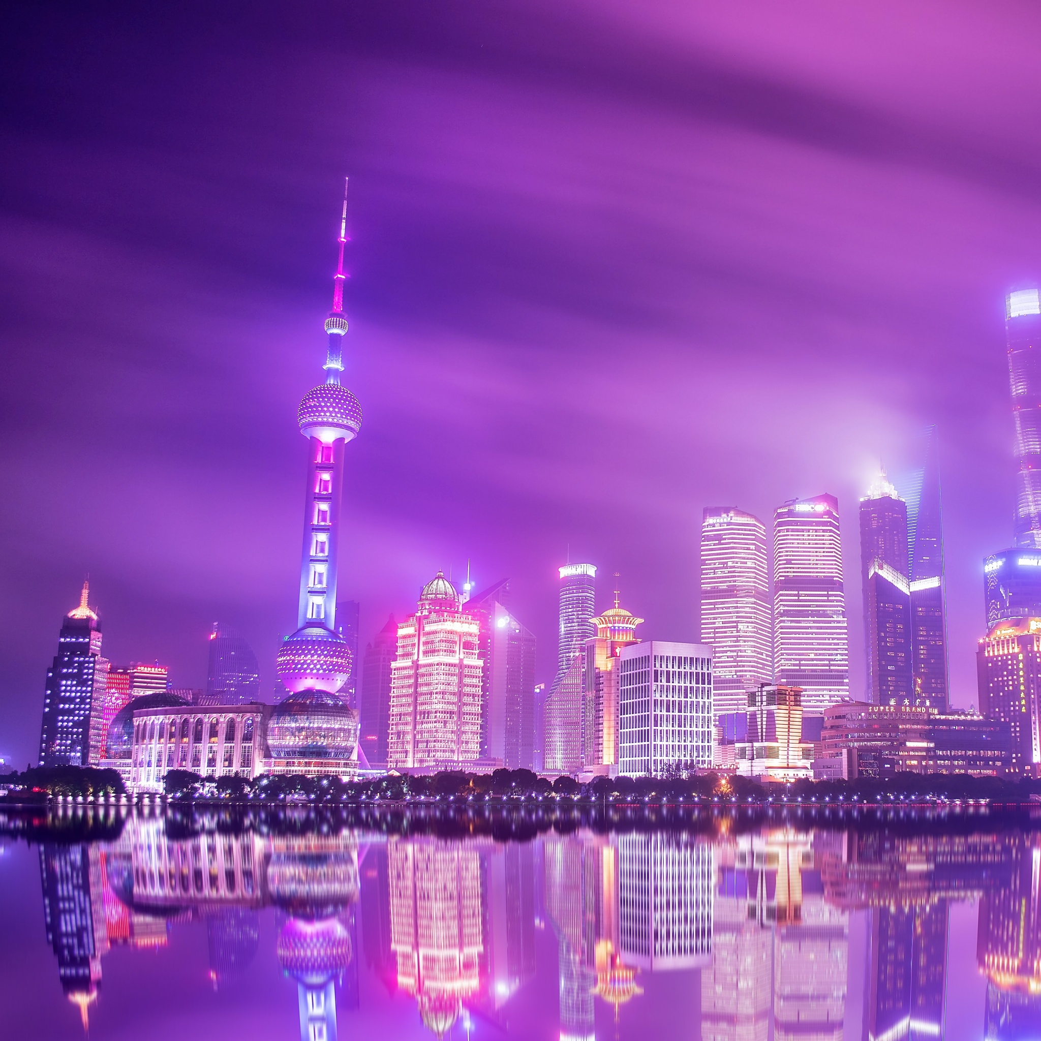 Oriental Pearl Tower Wallpaper 4K, Shanghai Tower, China, Cityscape