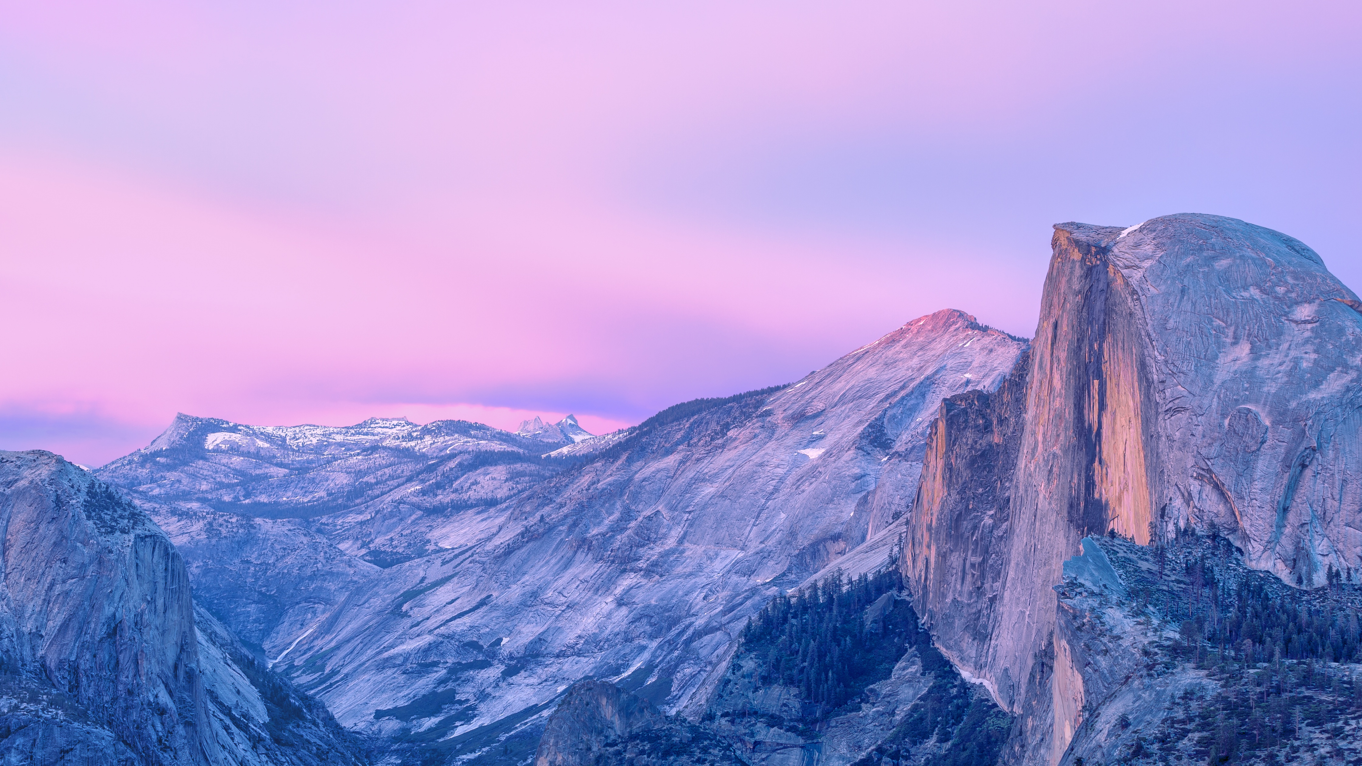 OS X Yosemite Wallpaper 4K, Half Dome, Nature, #4047