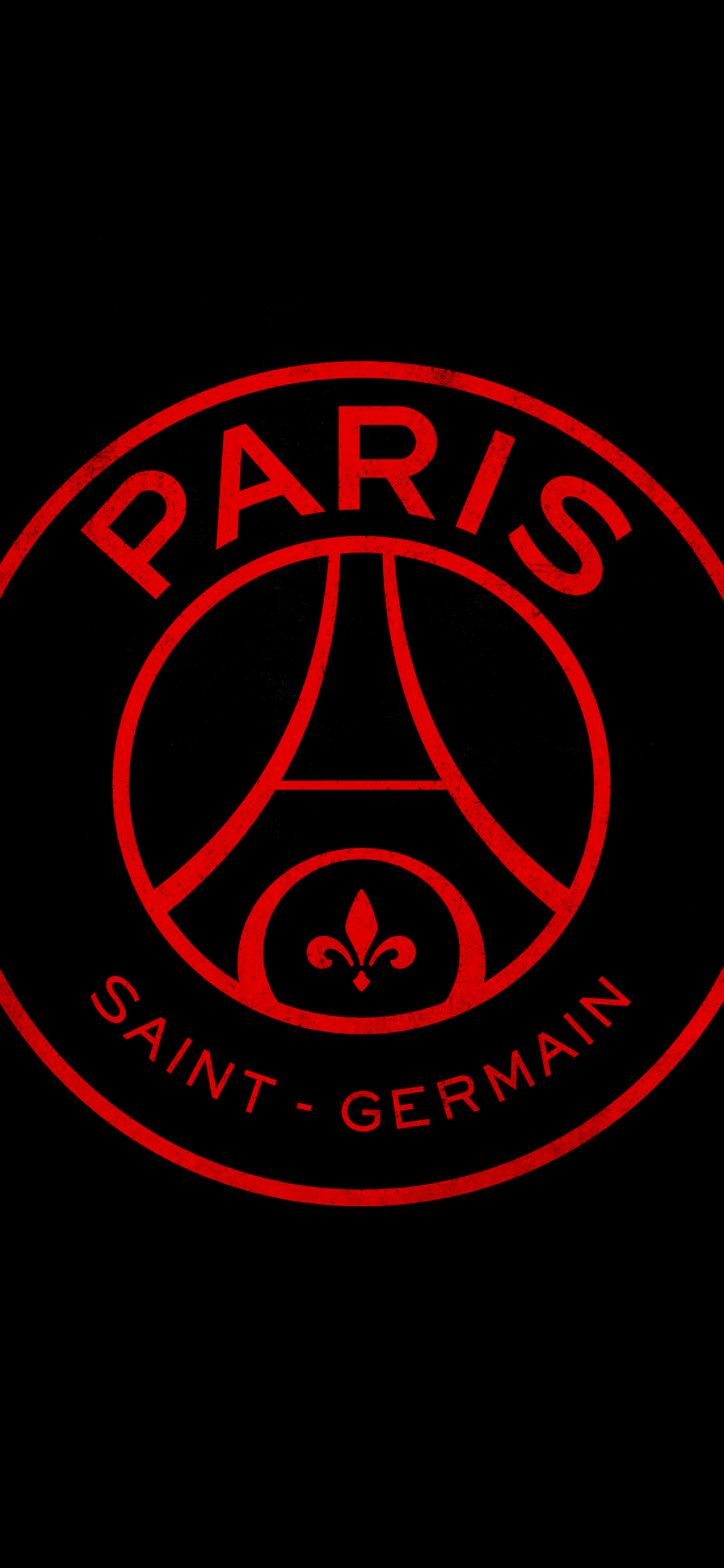 Paris Saint-Germain Red Logo 4K Wallpaper