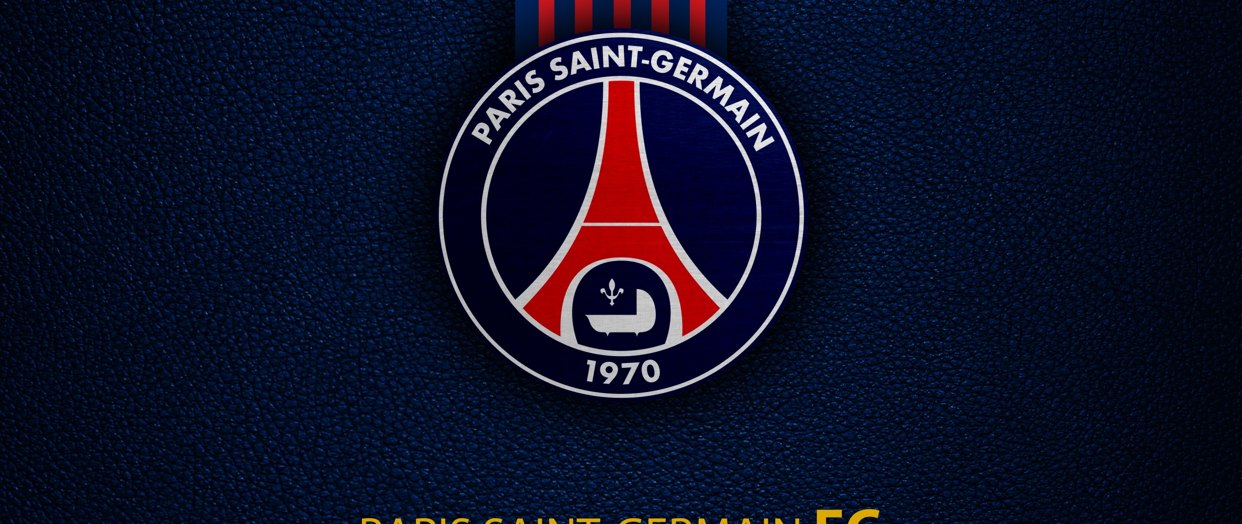 Paris Saint-Germain Wallpaper 4K, Football team, Logo, Dark blue
