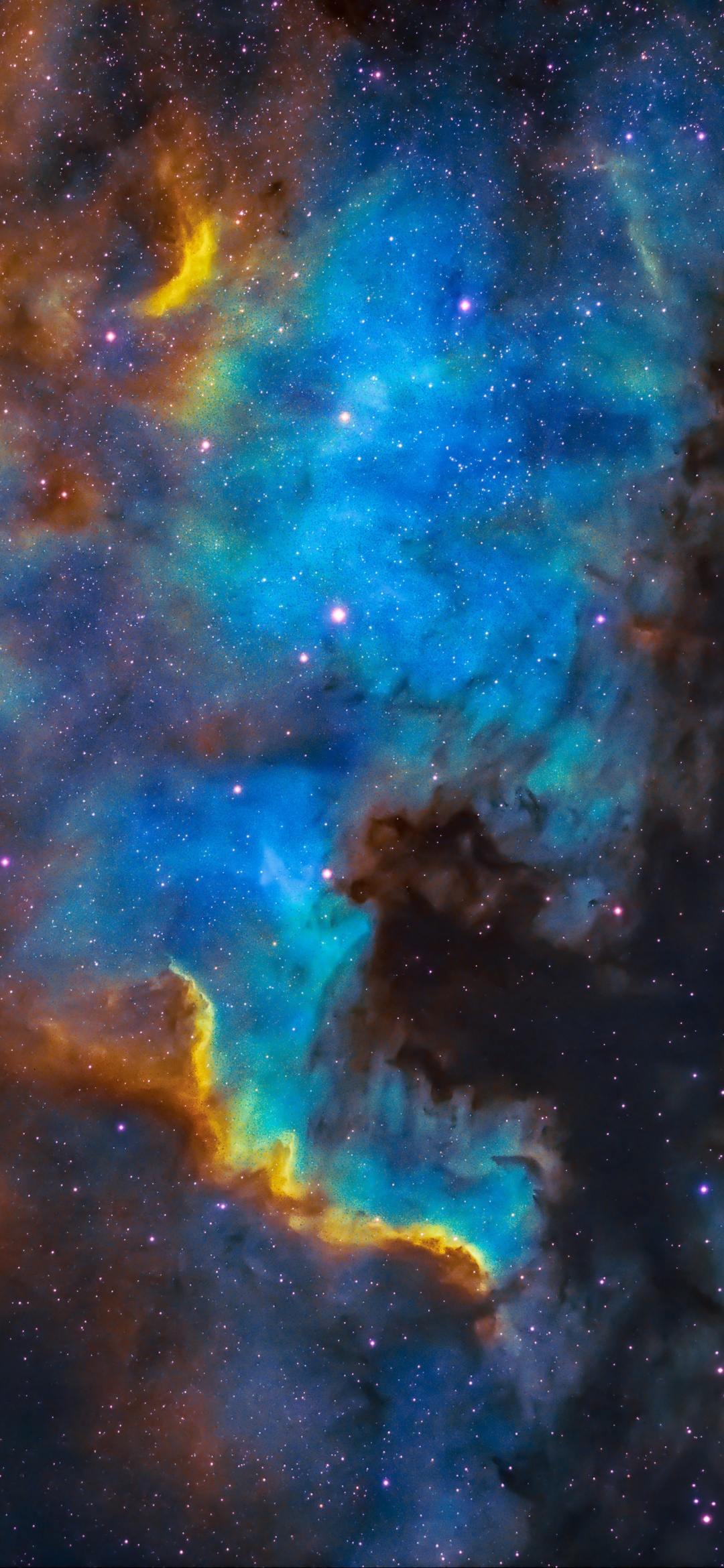 Pelican Nebula Wallpaper 4K, Cygnus, Blue Galaxy, Space, #4604