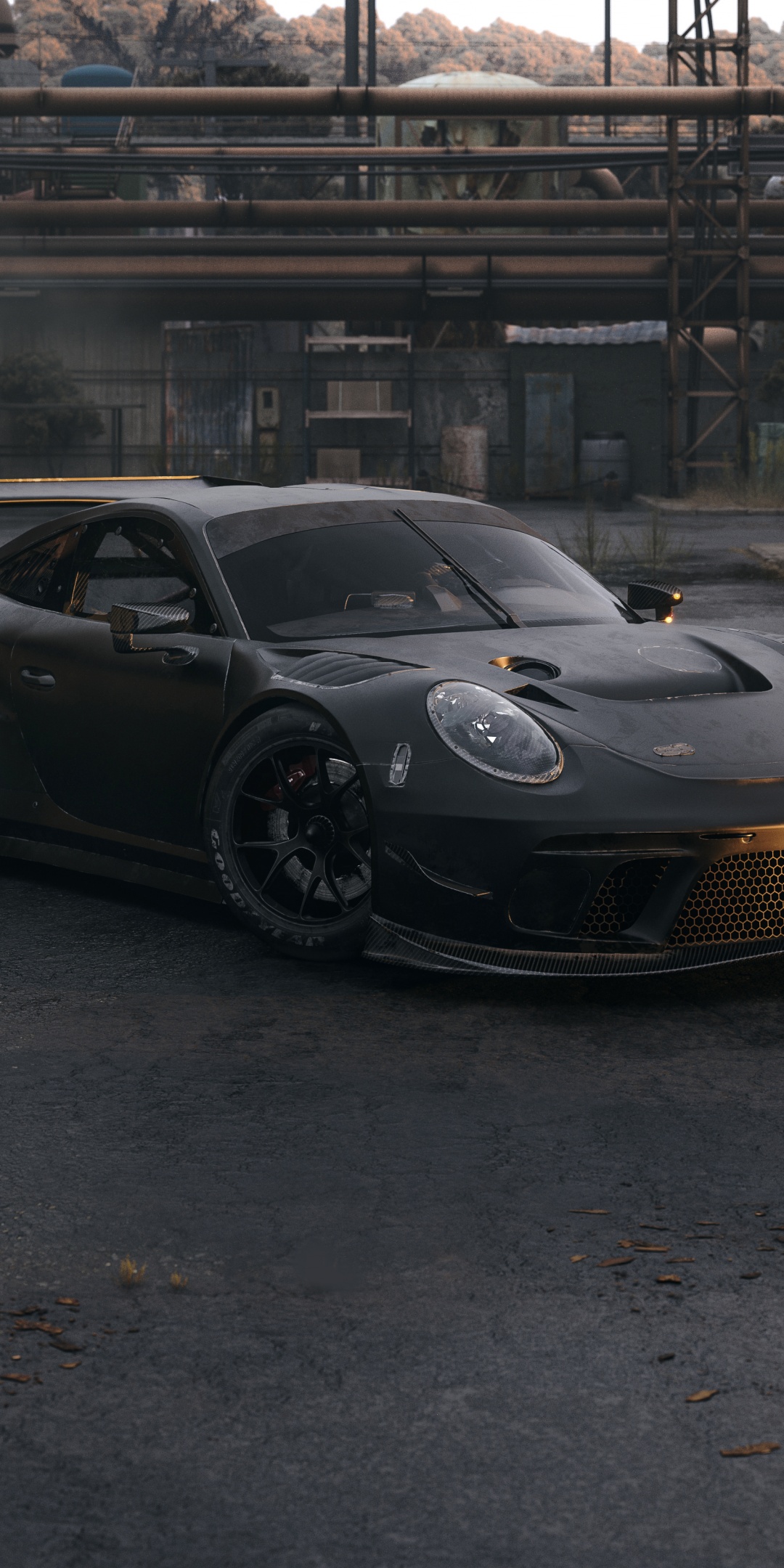 Porsche 911 GT3 Wallpaper 4K, CGI, 5K, Dark aesthetic