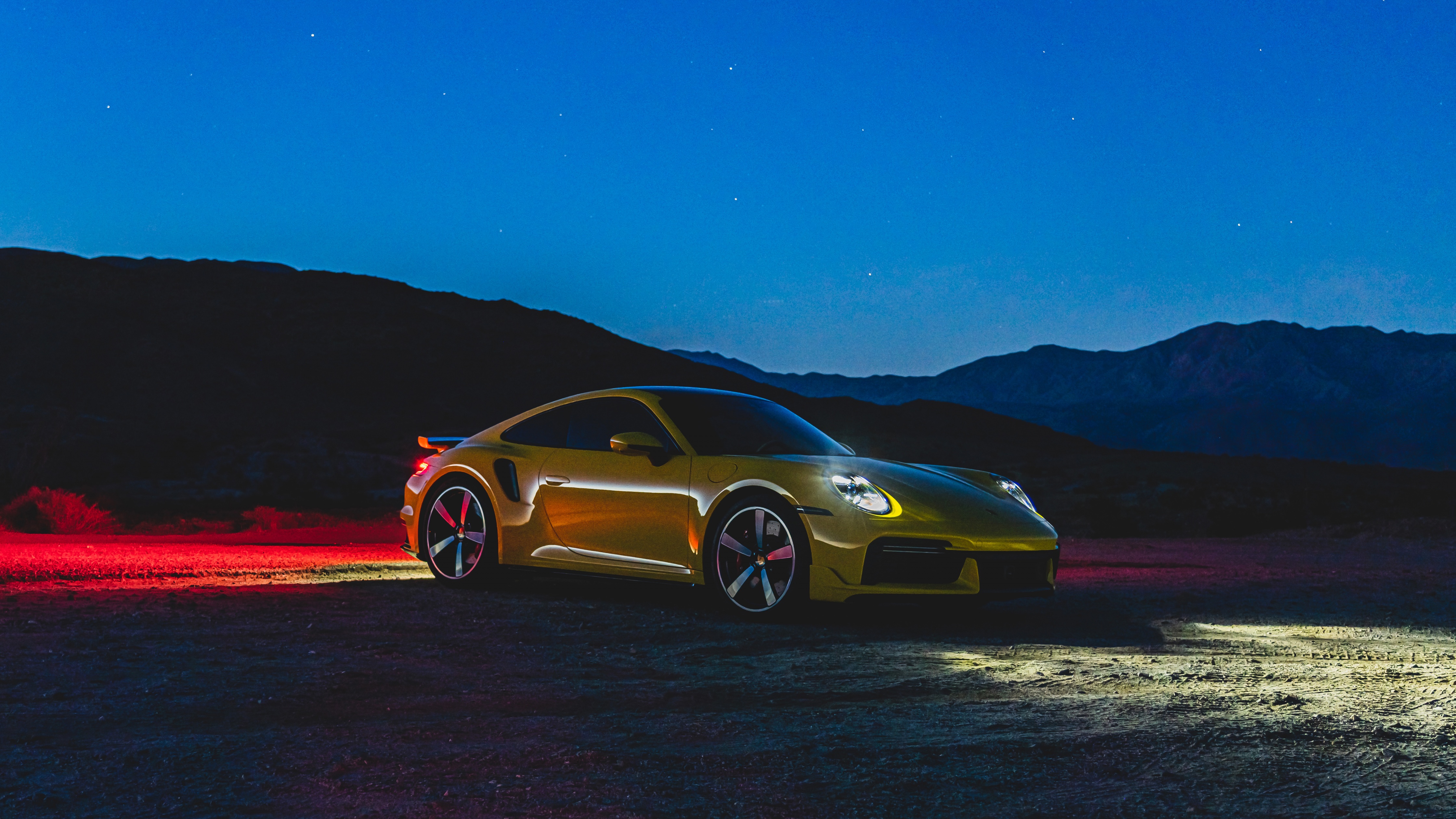 Porsche 911 Turbo Wallpaper 4K, Night, 5K, 8K, 2021, Cars, #4575