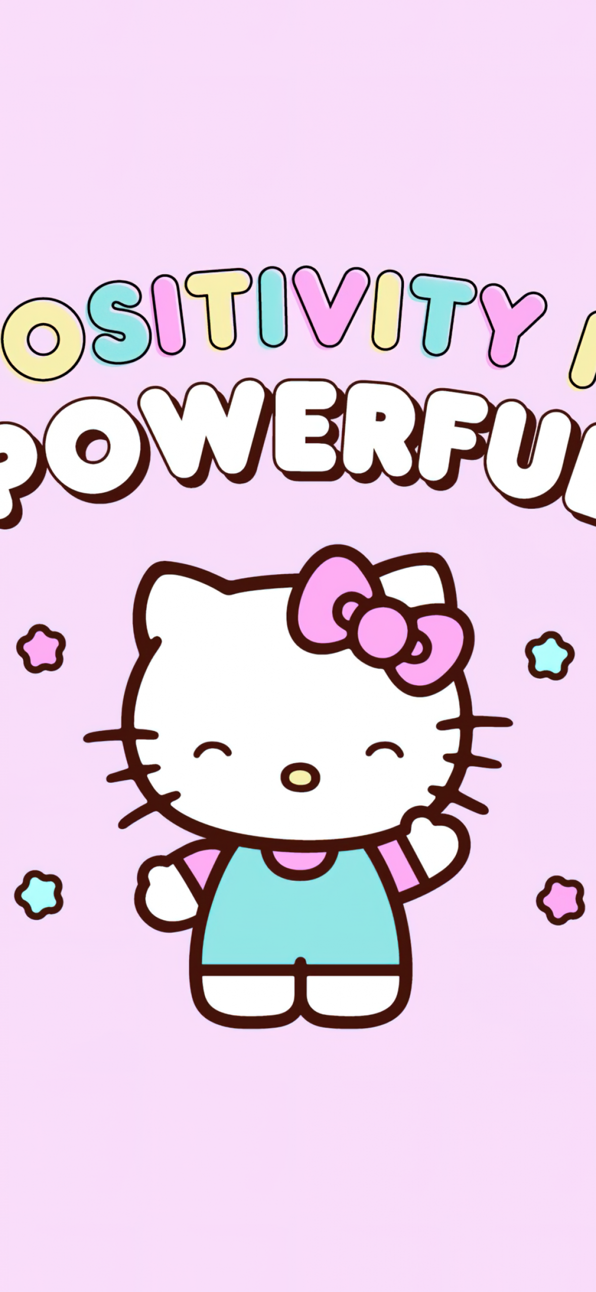 ♡ Be Positive ♡ — HELLO KITTY WALLPAPERS