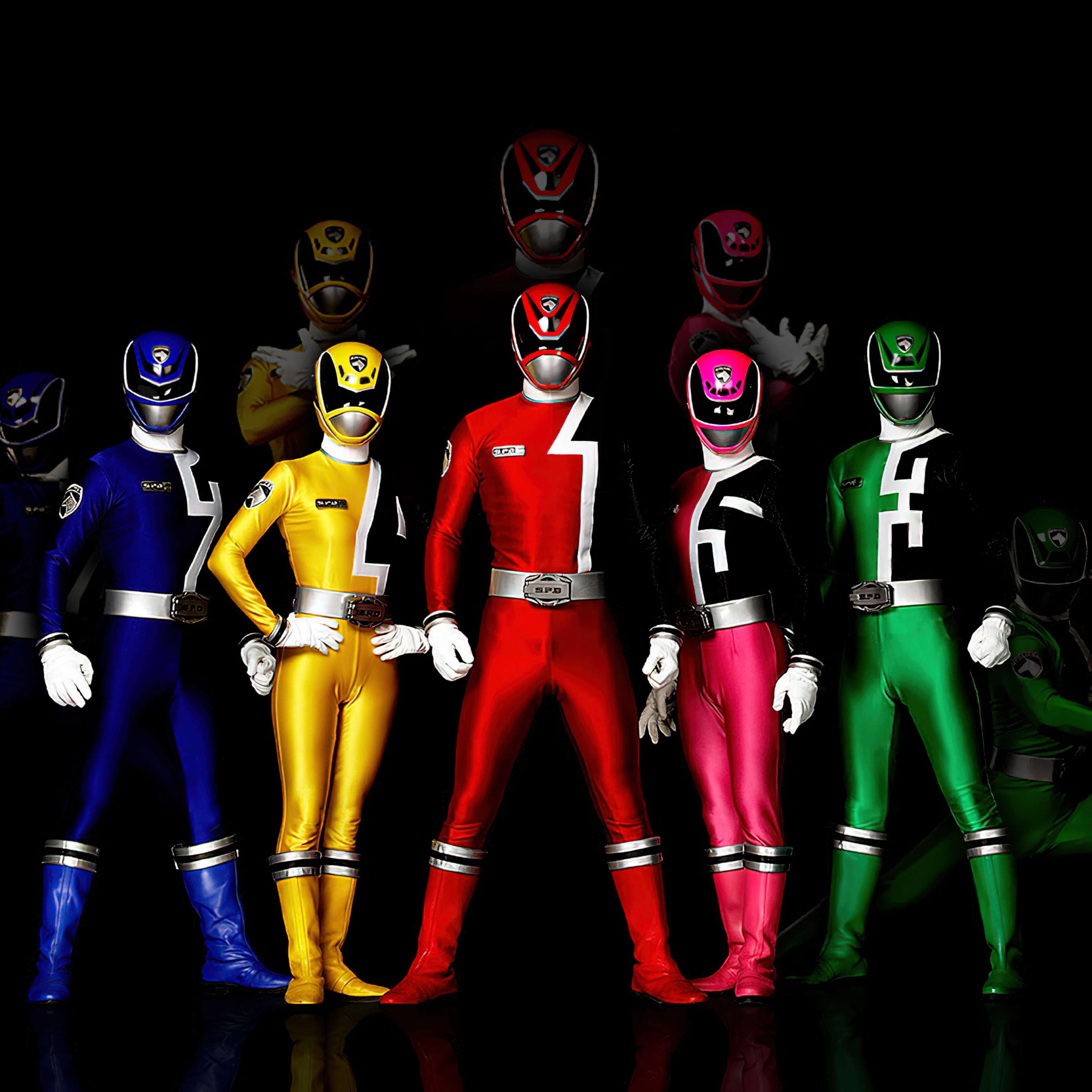 Power Rangers Wallpaper 4K, AMOLED, TV series