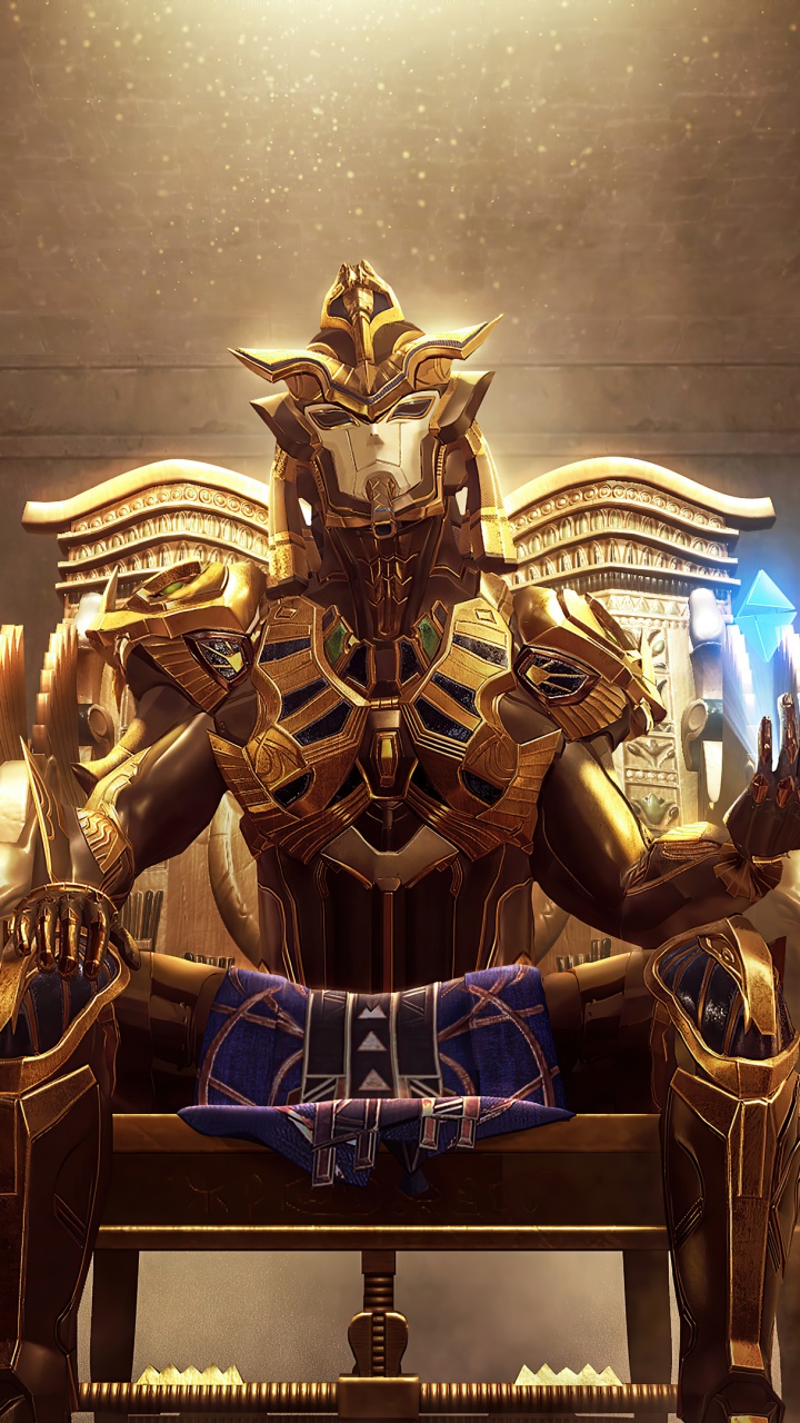 PUBG Mobile Wallpaper 4K, Golden Pharaoh X-Suit, Games, #2631
