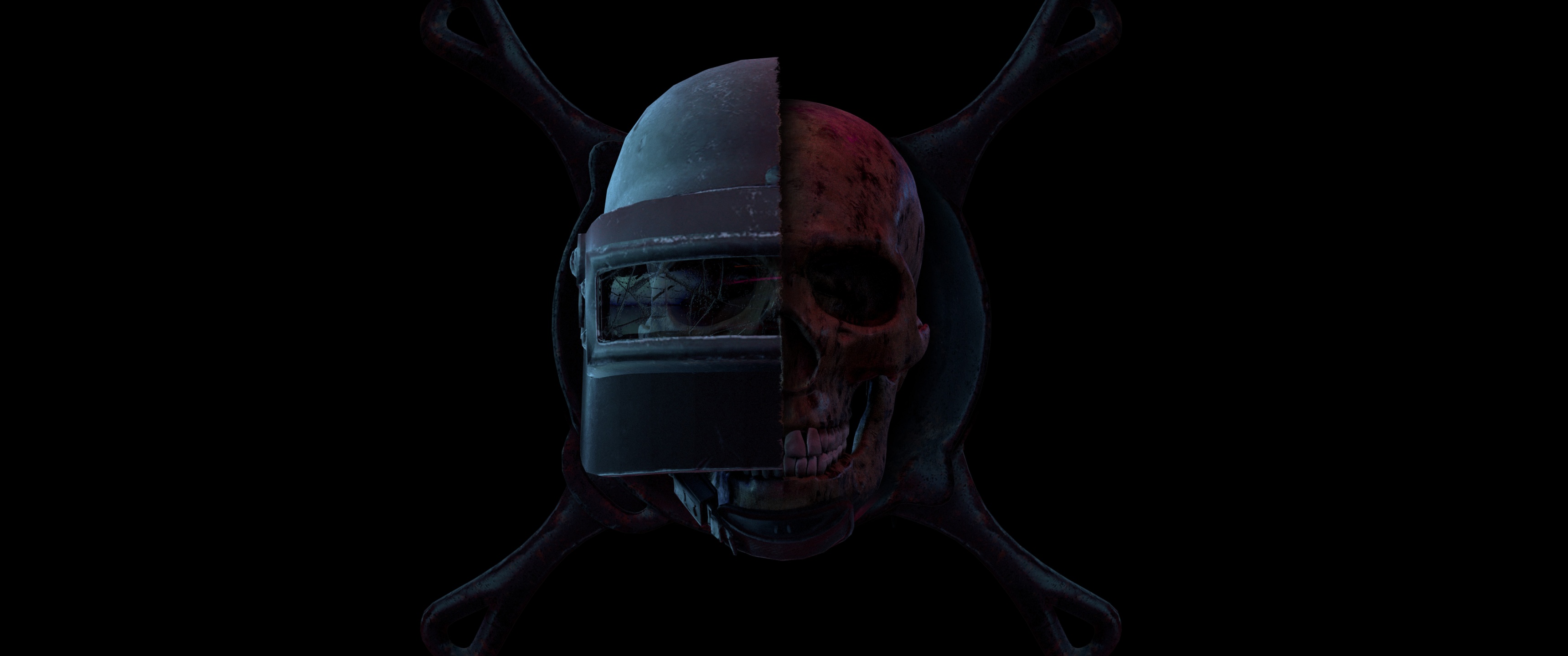 PUBG Wallpaper 4K, helmet, Skull, Games, #657