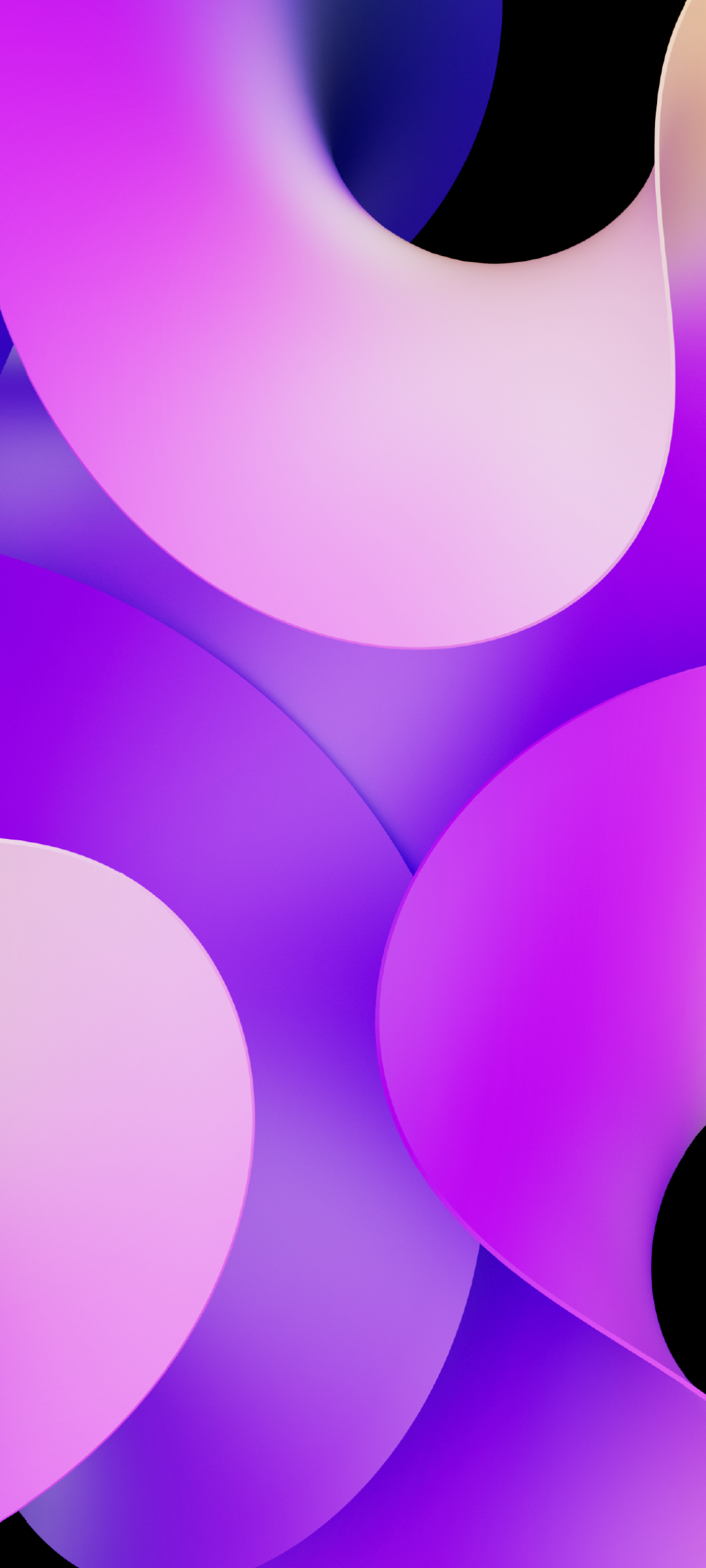 Purple curves Wallpaper 4K, Gradient curves