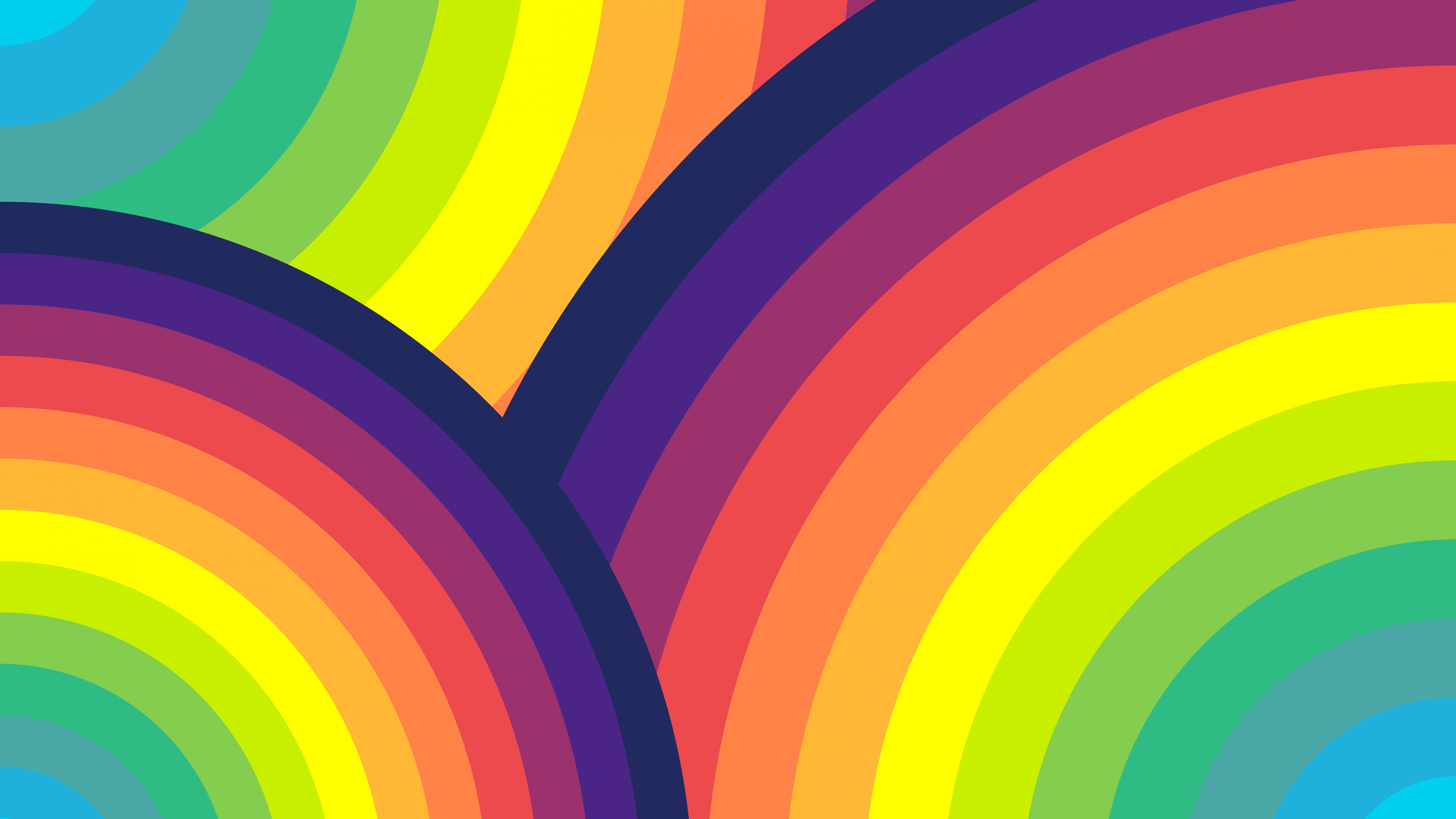 Rainbow colors Wallpaper 4K, Colorful background, Abstract, #5679