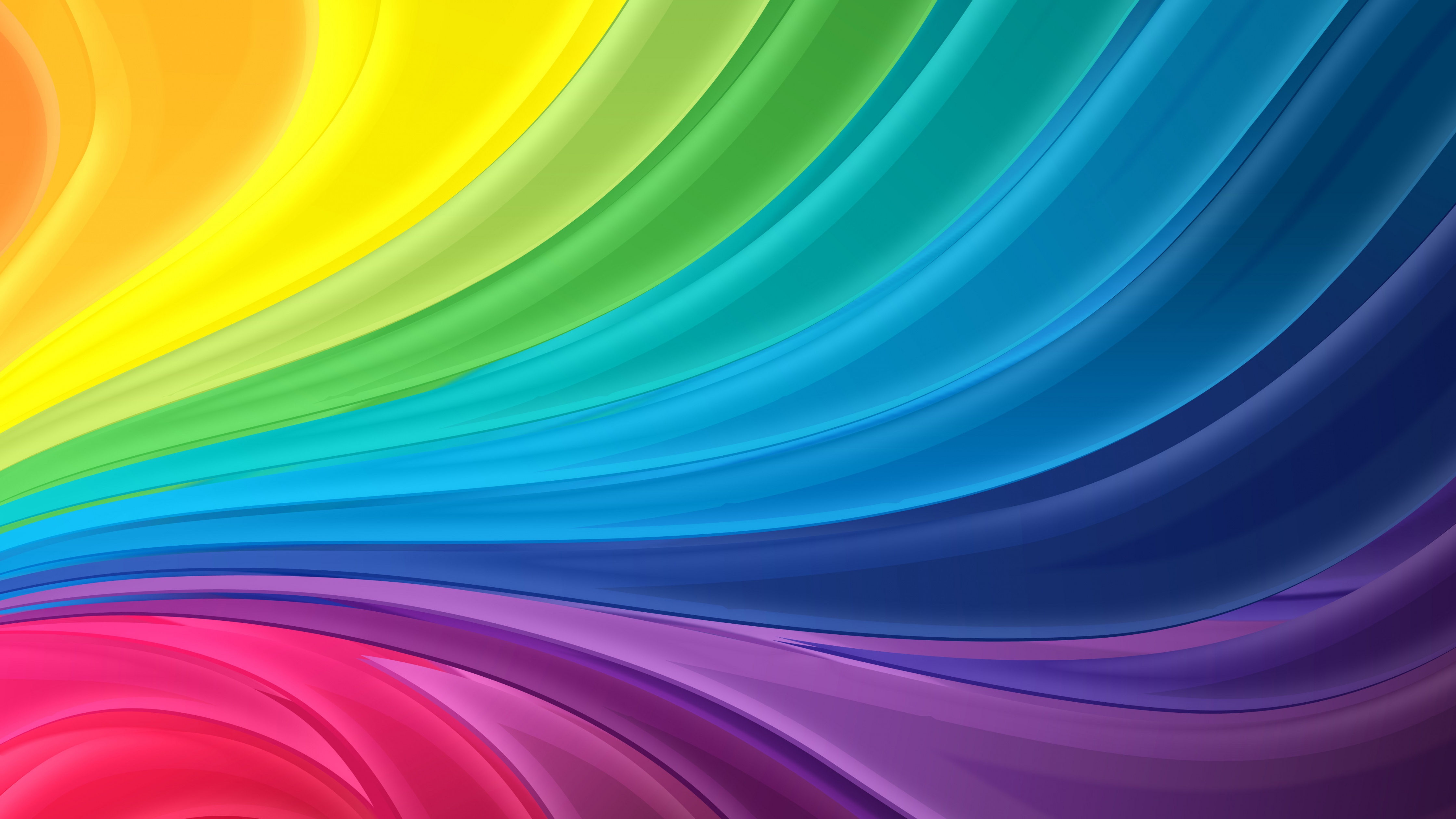Rainbow colors Wallpaper 4K, Colorful, Multi color, Abstract, #1765