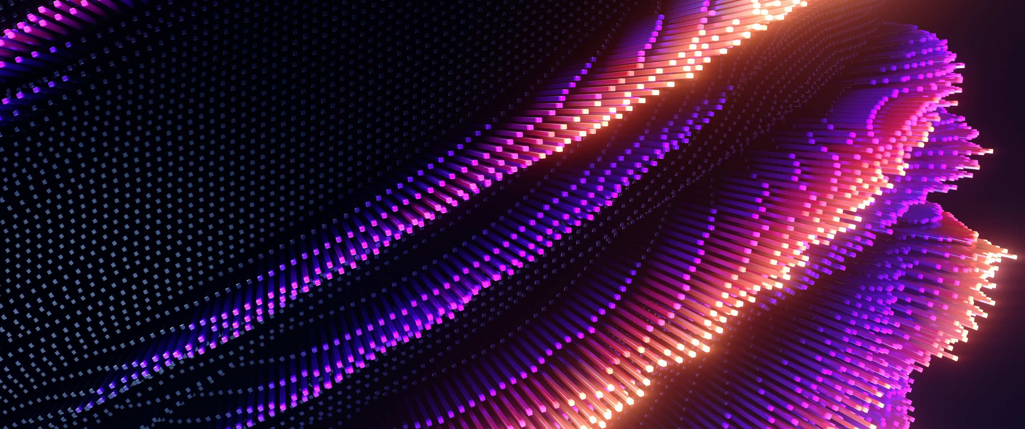 Rays Wallpaper 4K, Colorful, Glowing, Abstract, #2292