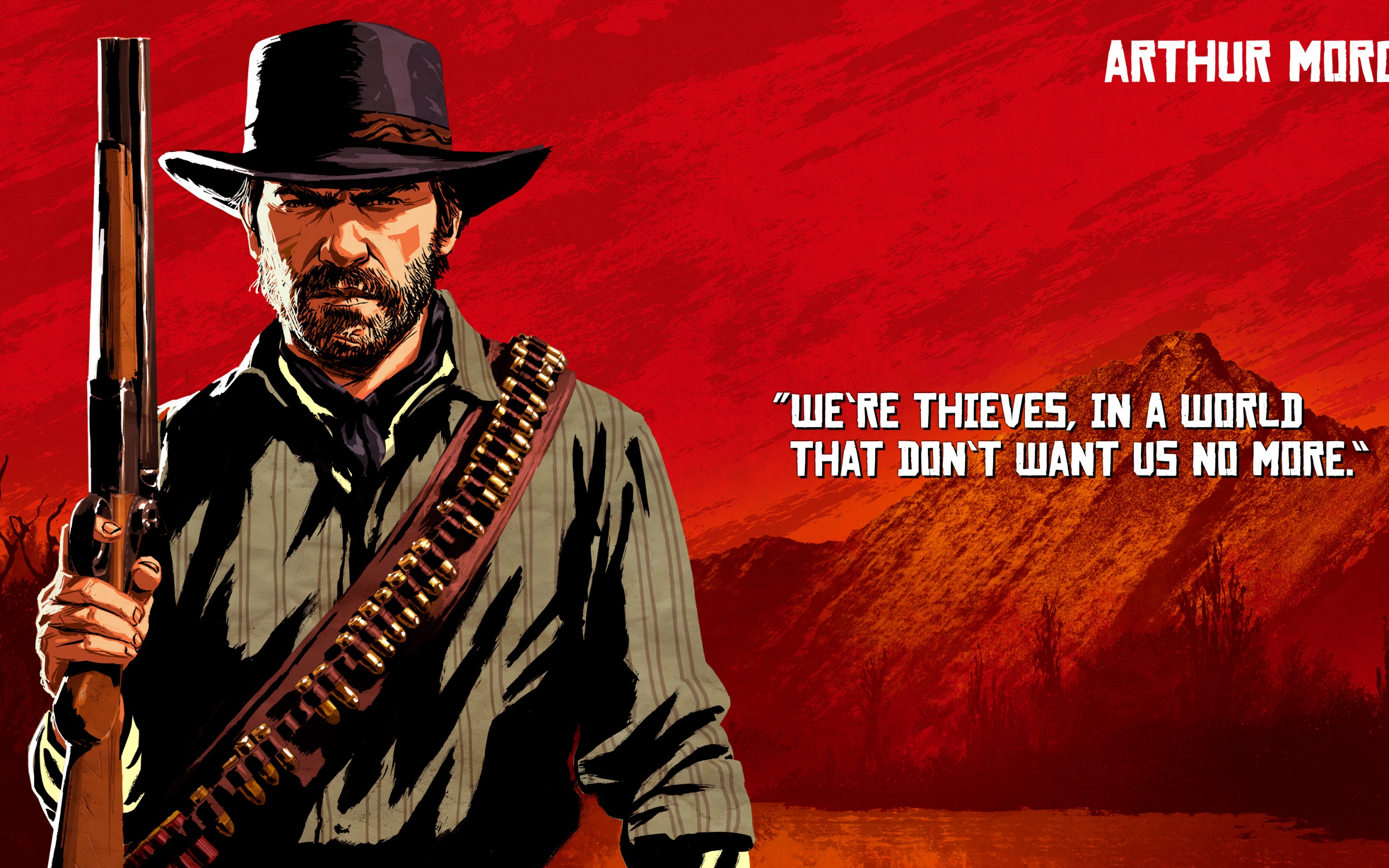 Download wallpaper: Red Dead Redemption 2 2560x1440