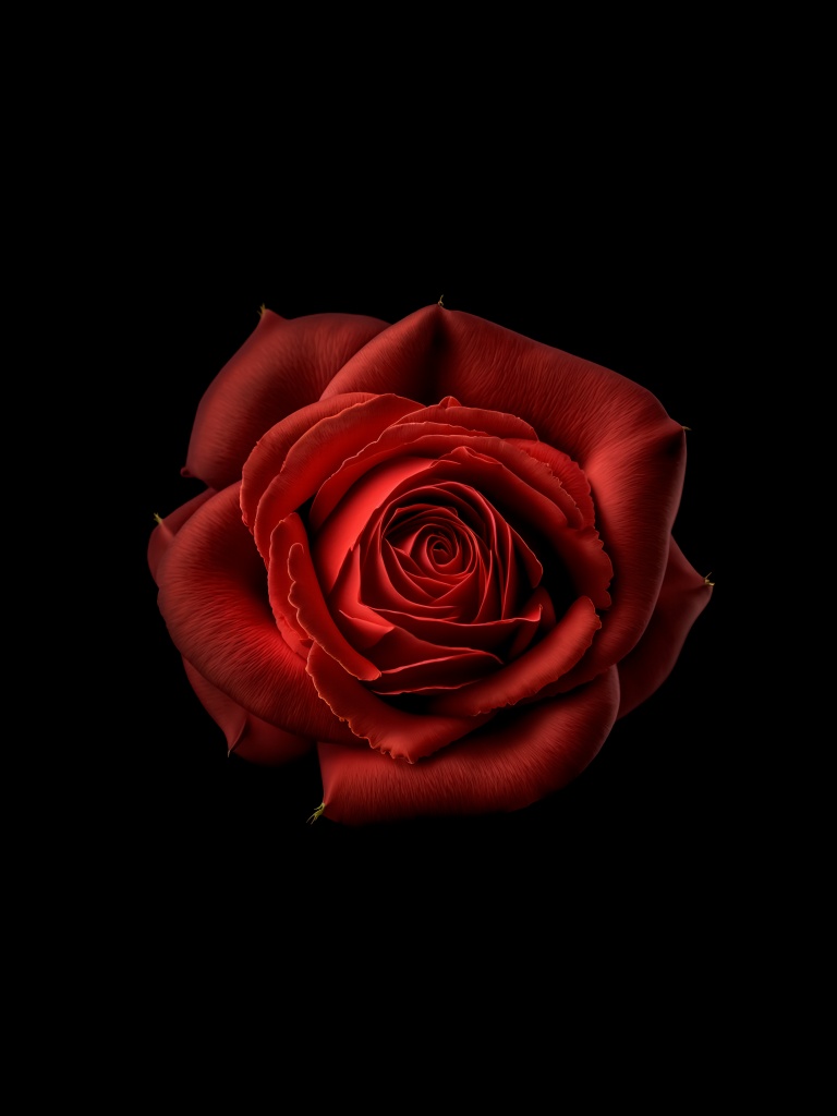 Red flower Wallpaper 4K, Red Rose, Black background, 5K