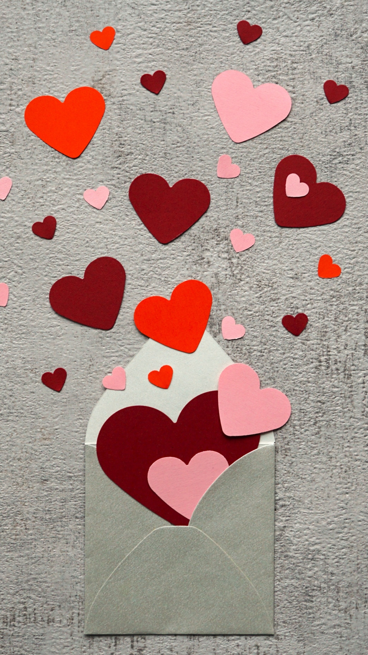 Red hearts Wallpaper 4K, Paper hearts, Love, #8908