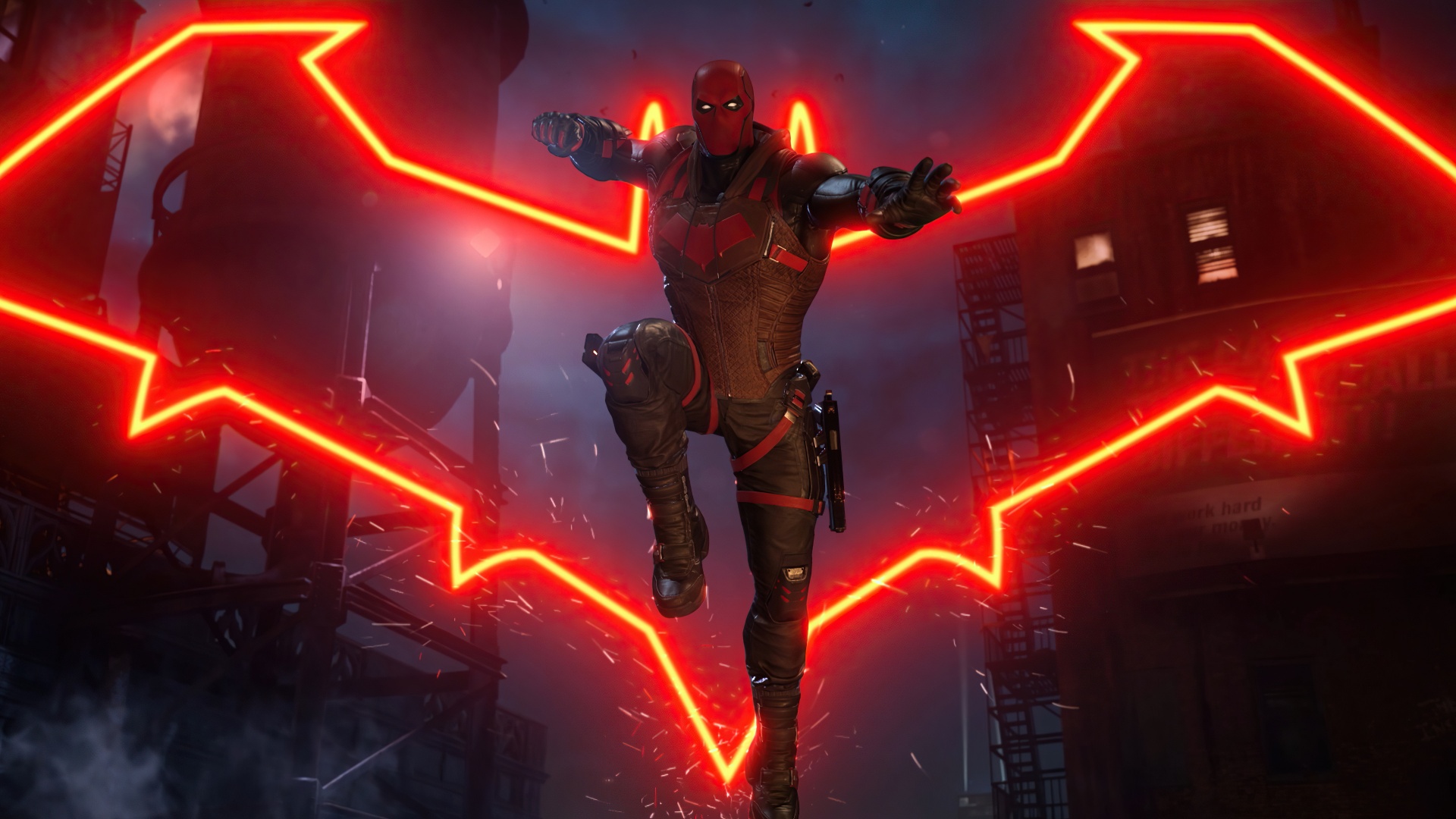 Red Hood 4K Wallpaper, Gotham Knights, 2021 Games, PlayStation 5