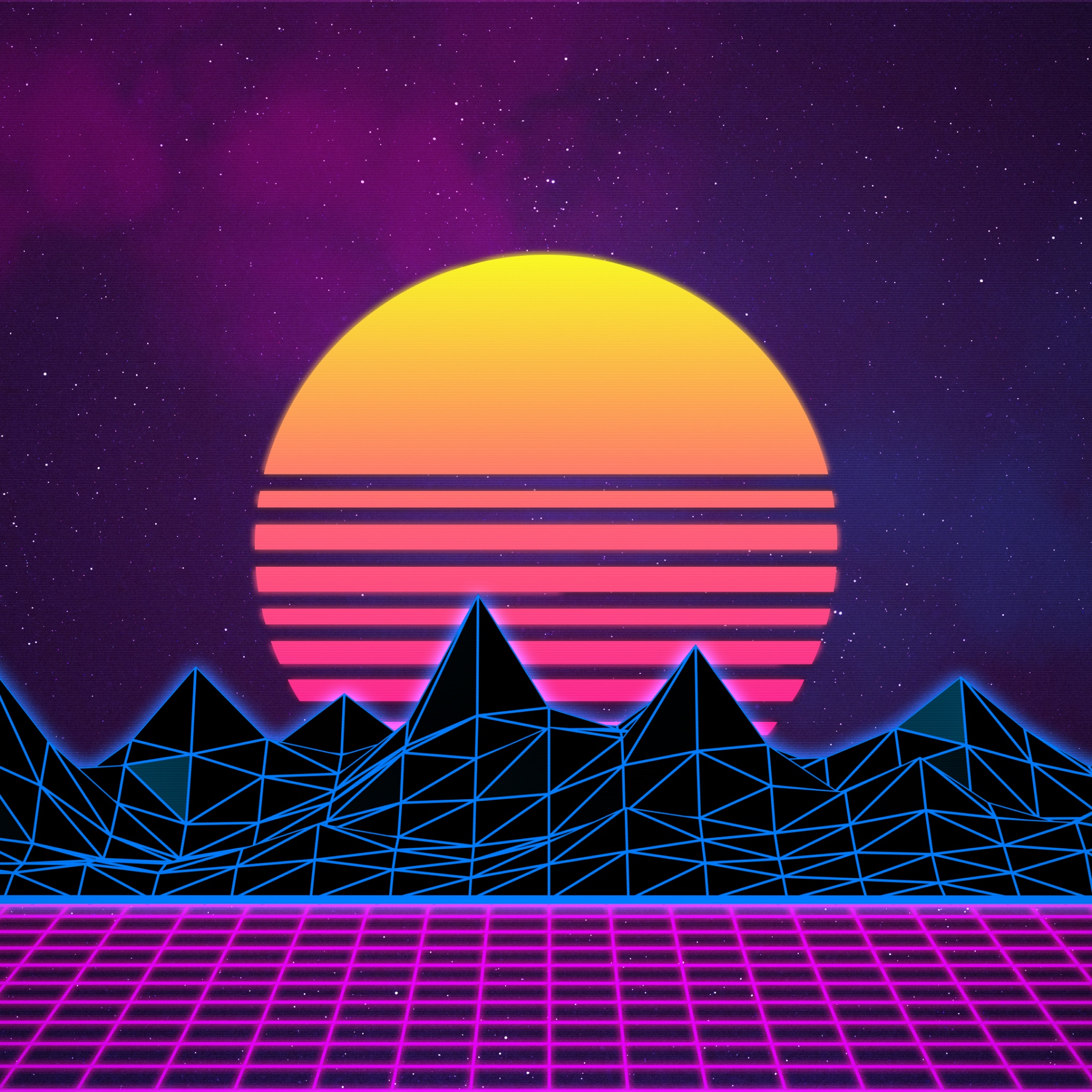 12 Amazing Ai Generated Synthwave Style Wallpapers for Your Phone