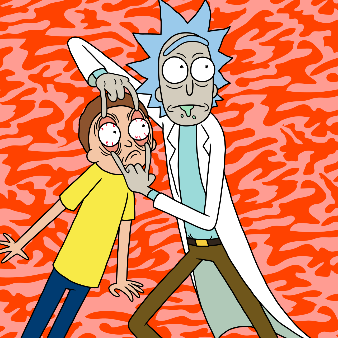 Rick and Morty Wallpaper 4K, Morty Smith, Rick Sanchez