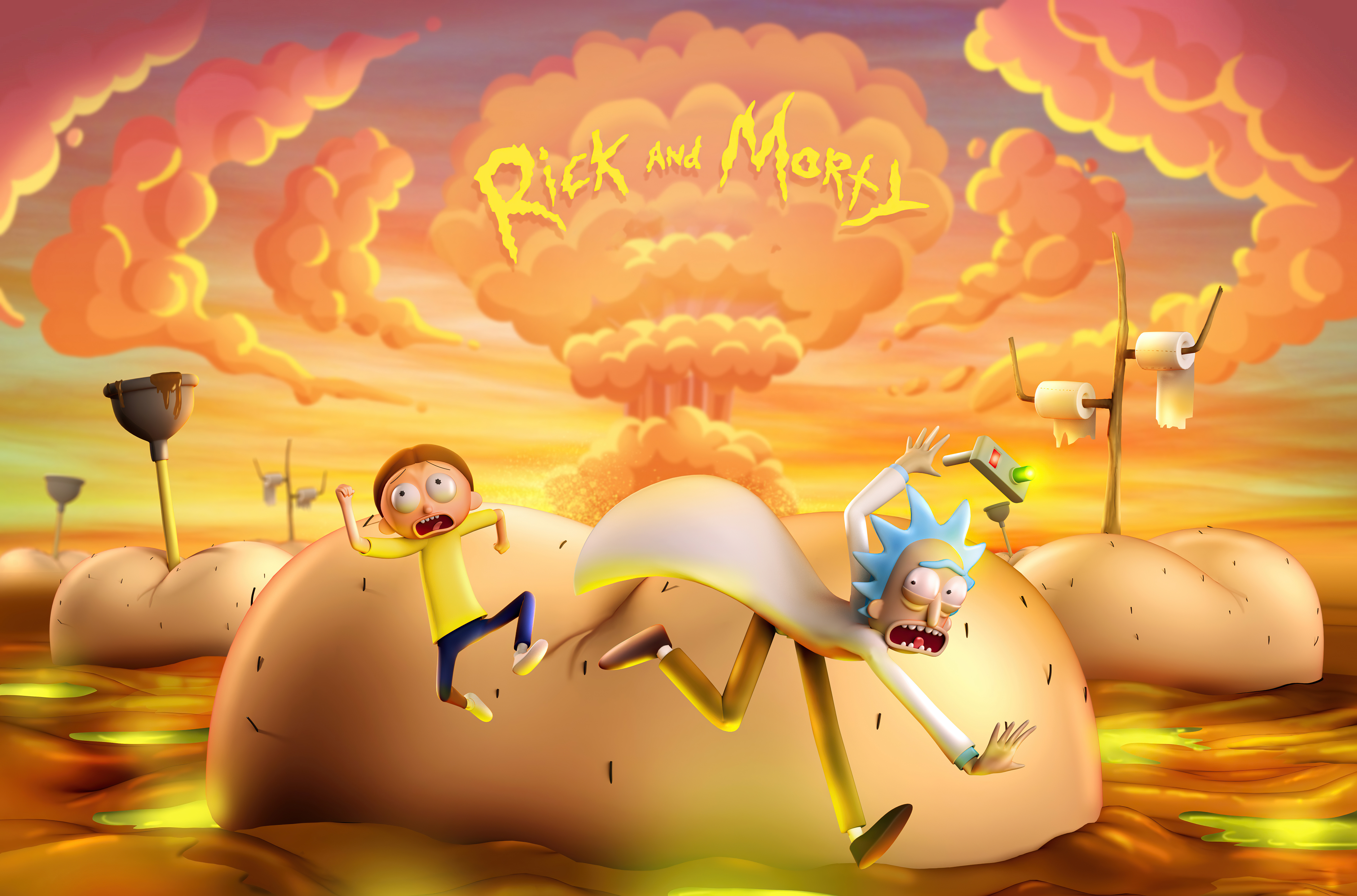 Rick and Morty Wallpaper 4K, TV series, Rick Sanchez, Movies, #9367