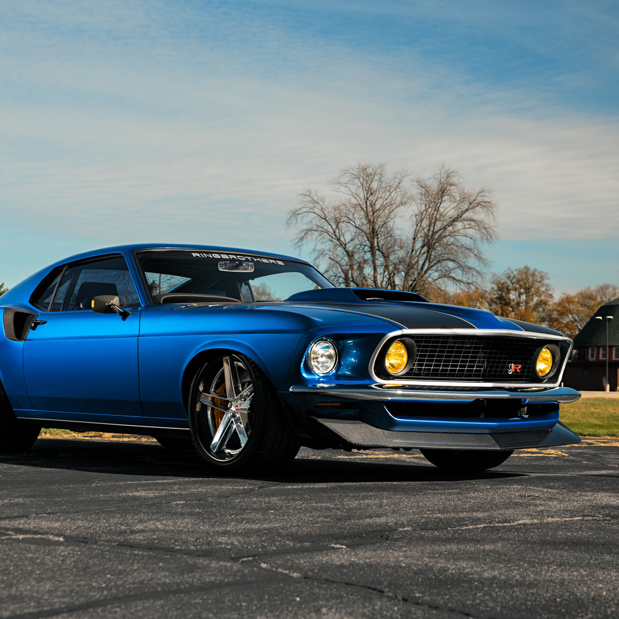 Ringbrothers 1969 Ford Mustang Mach 1 Wallpaper 4K, Muscle cars, 5K