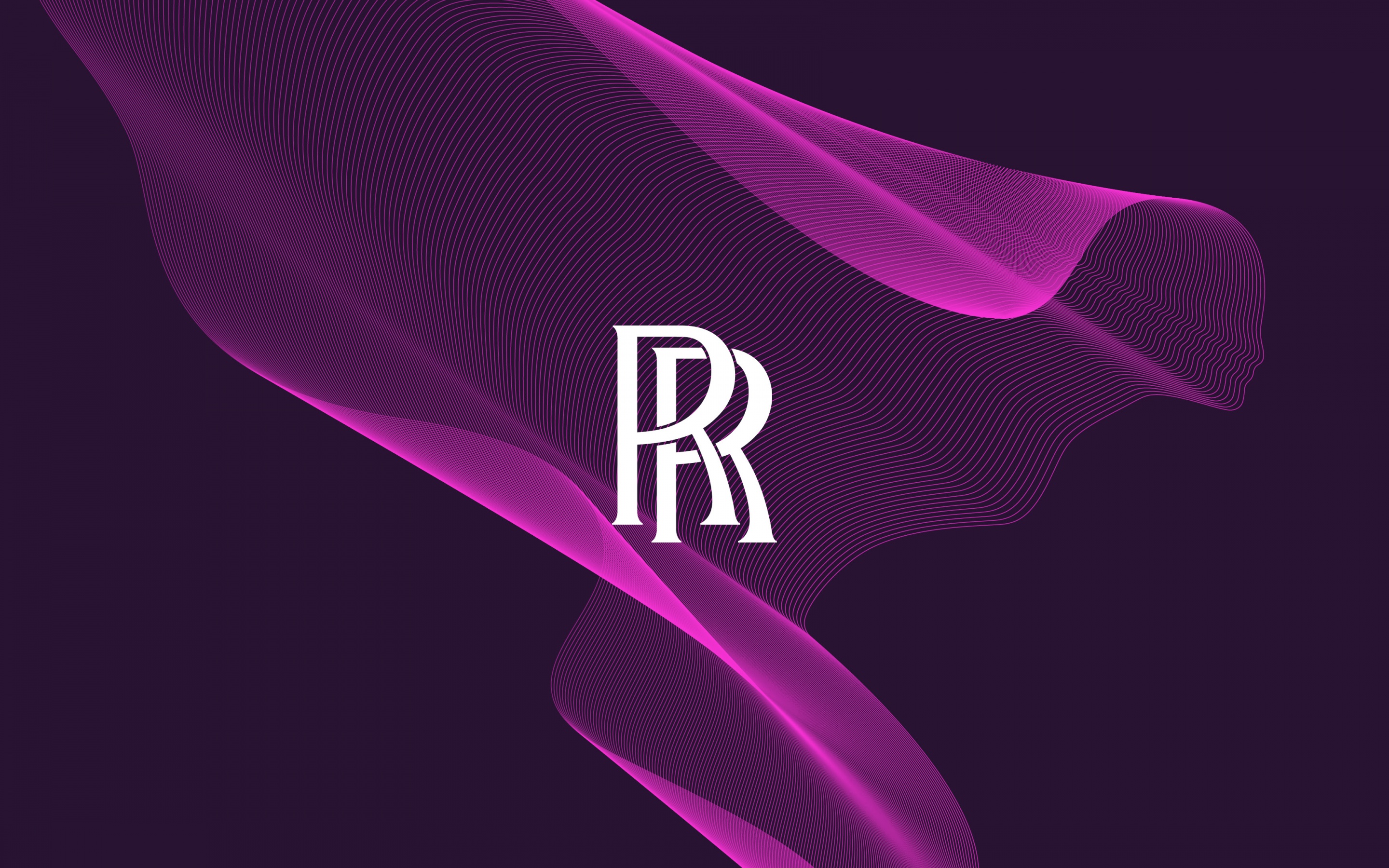Rolls-Royce 4K Wallpaper, Purple background, Logo, Cars, #3880