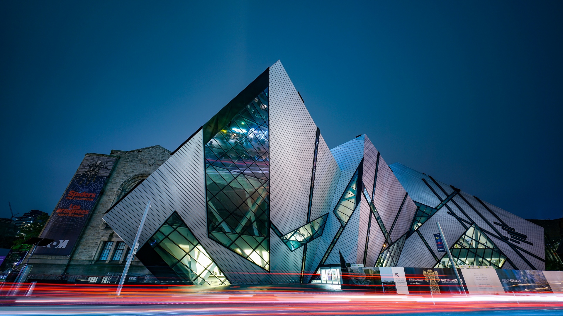 What is the title of this picture ? Royal Ontario Museum 4K Wallpaper, Toronto, Canada, 5K, Architecture, #4877