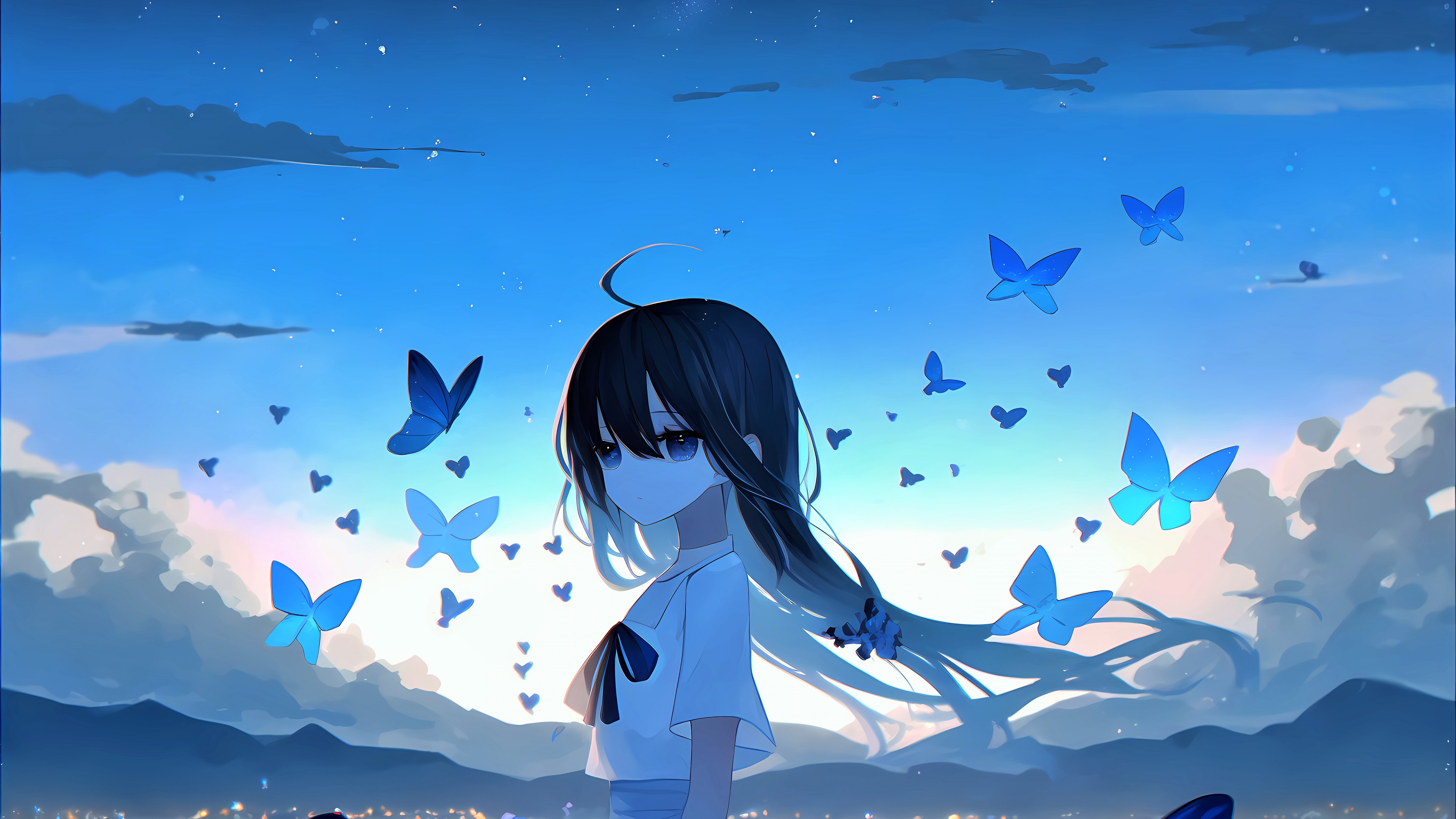 Anime Aesthetic Sad Girl Wallpapers - Wallpaper Cave