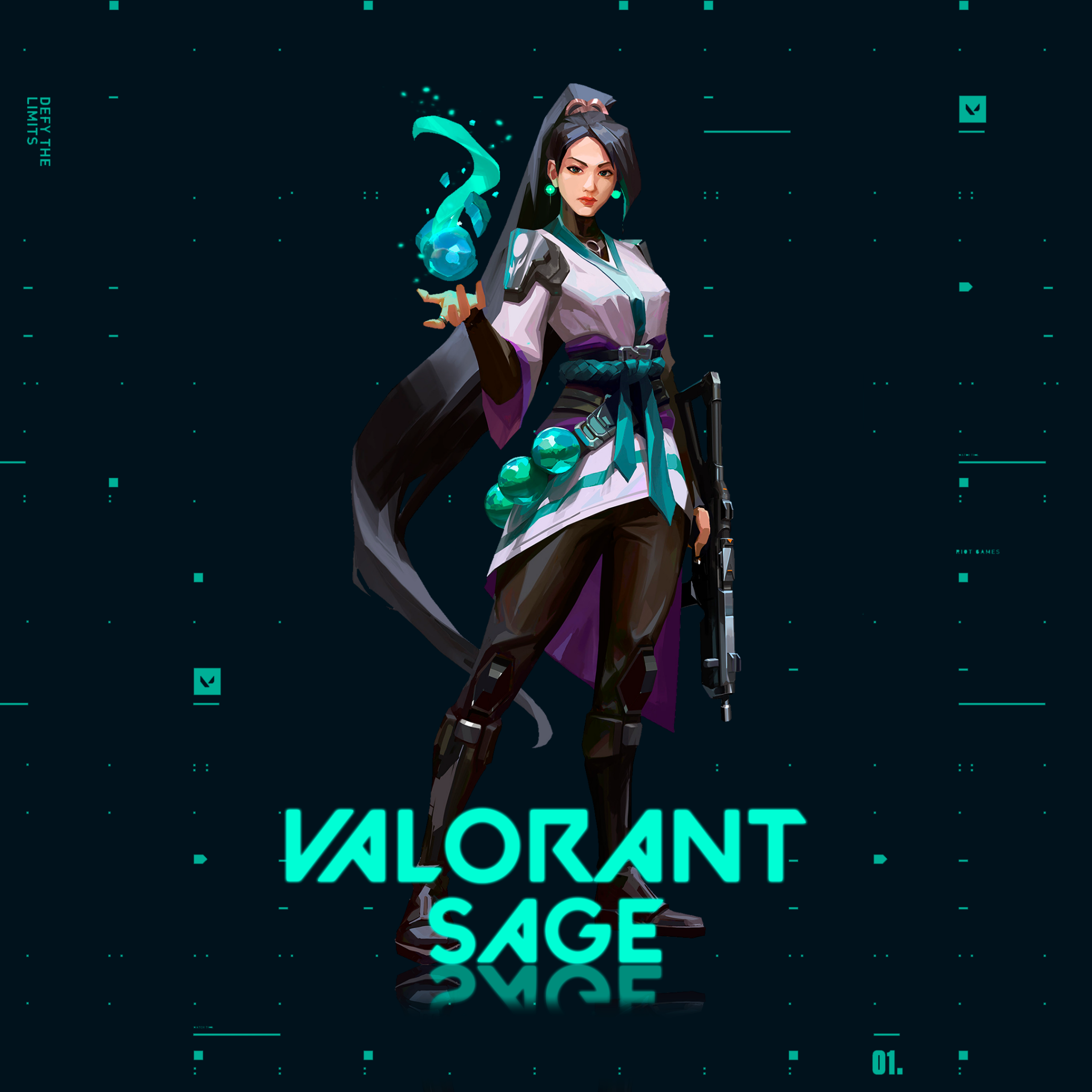 Download Outsmart the opposition with Valorant Sage Wallpaper