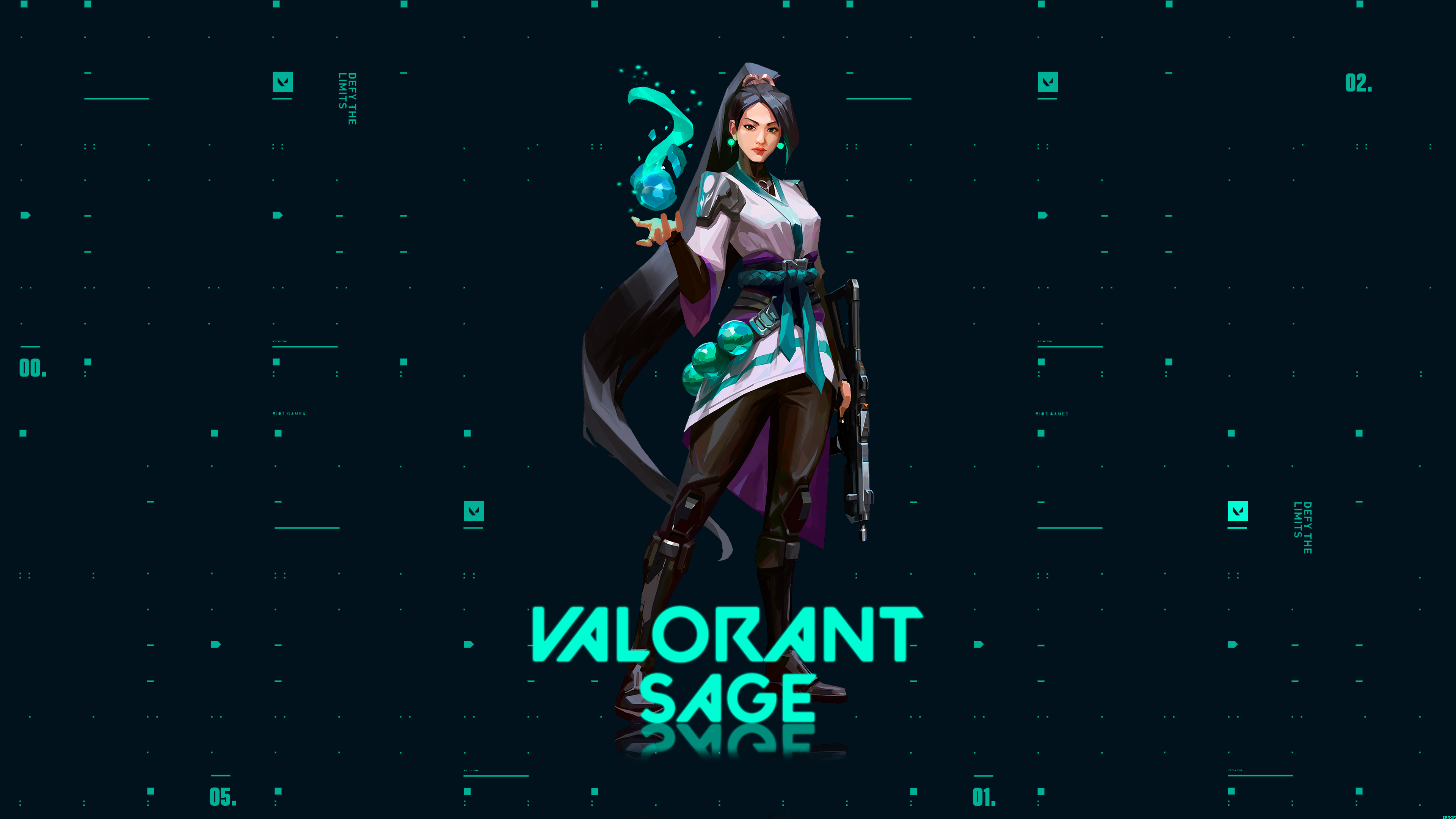 Sage Valorant, HD wallpaper