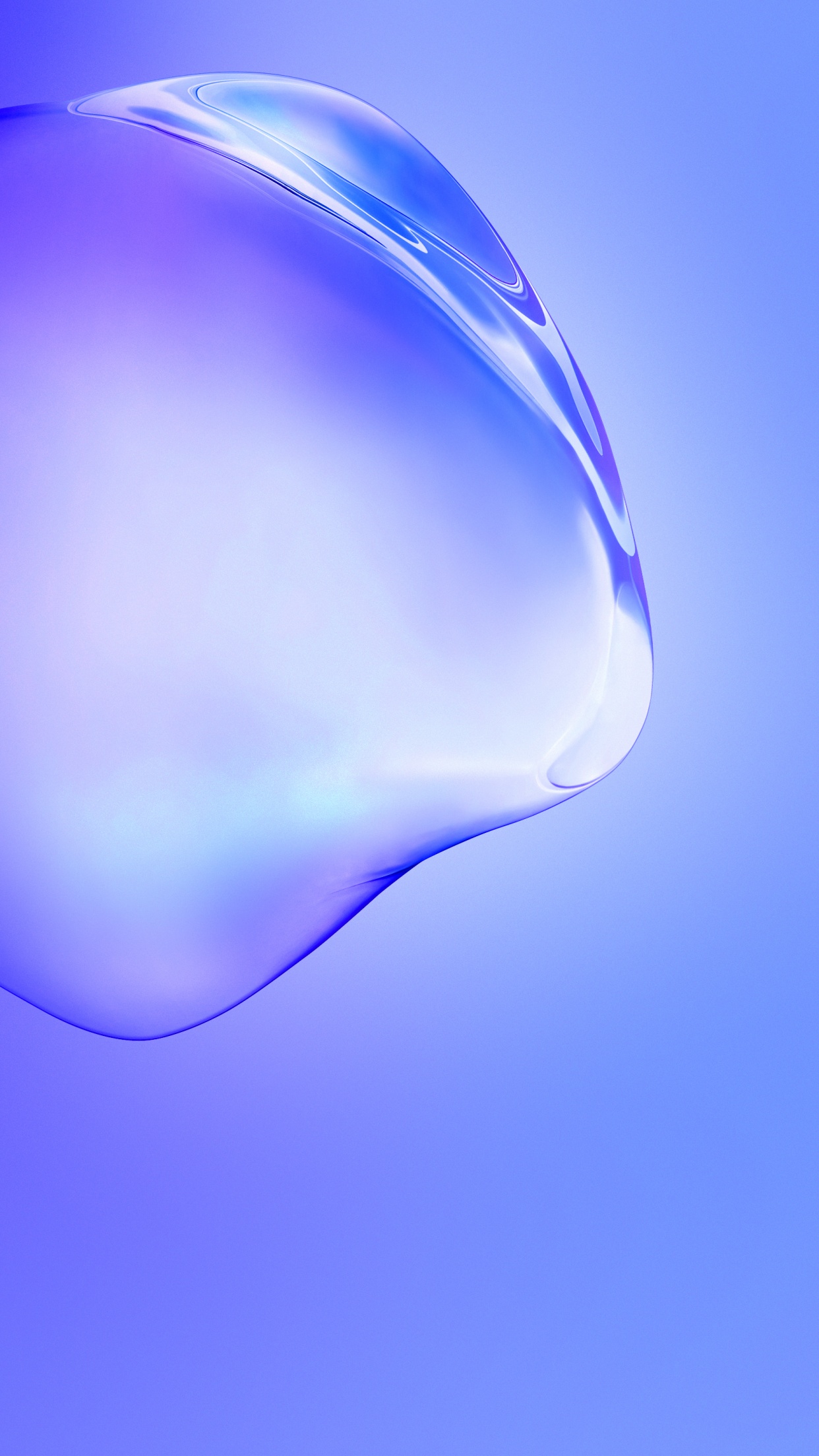 Samsung Galaxy S11 Wallpaper 4K, Blue, Stock, Bubble, Gradients, Abstract, #1705