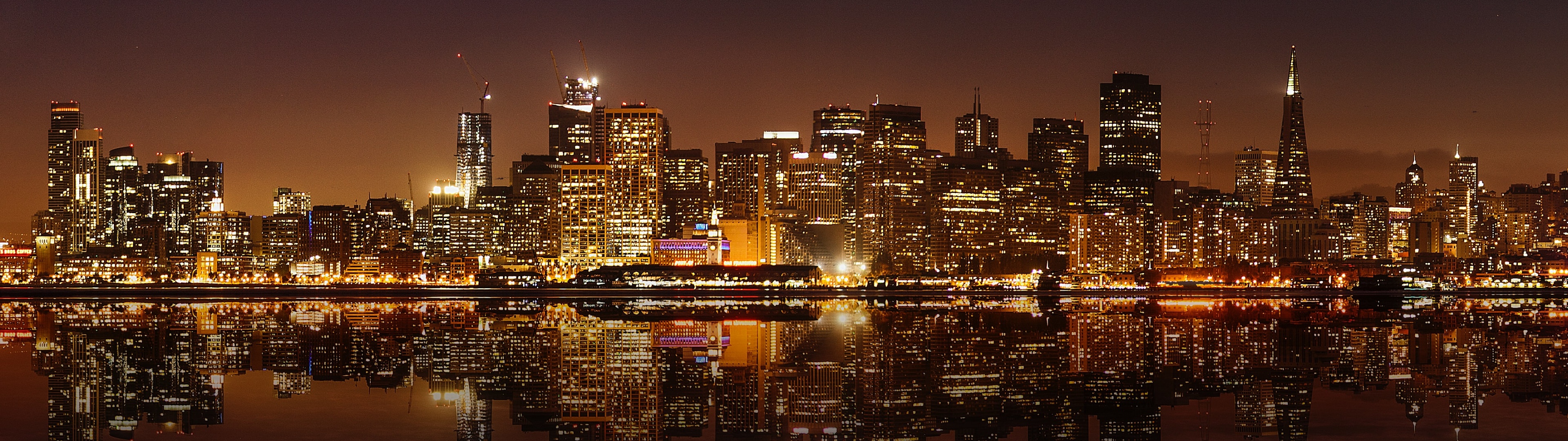 San Francisco City Wallpaper 4k Skyline United States Night Time Cityscape World 5005
