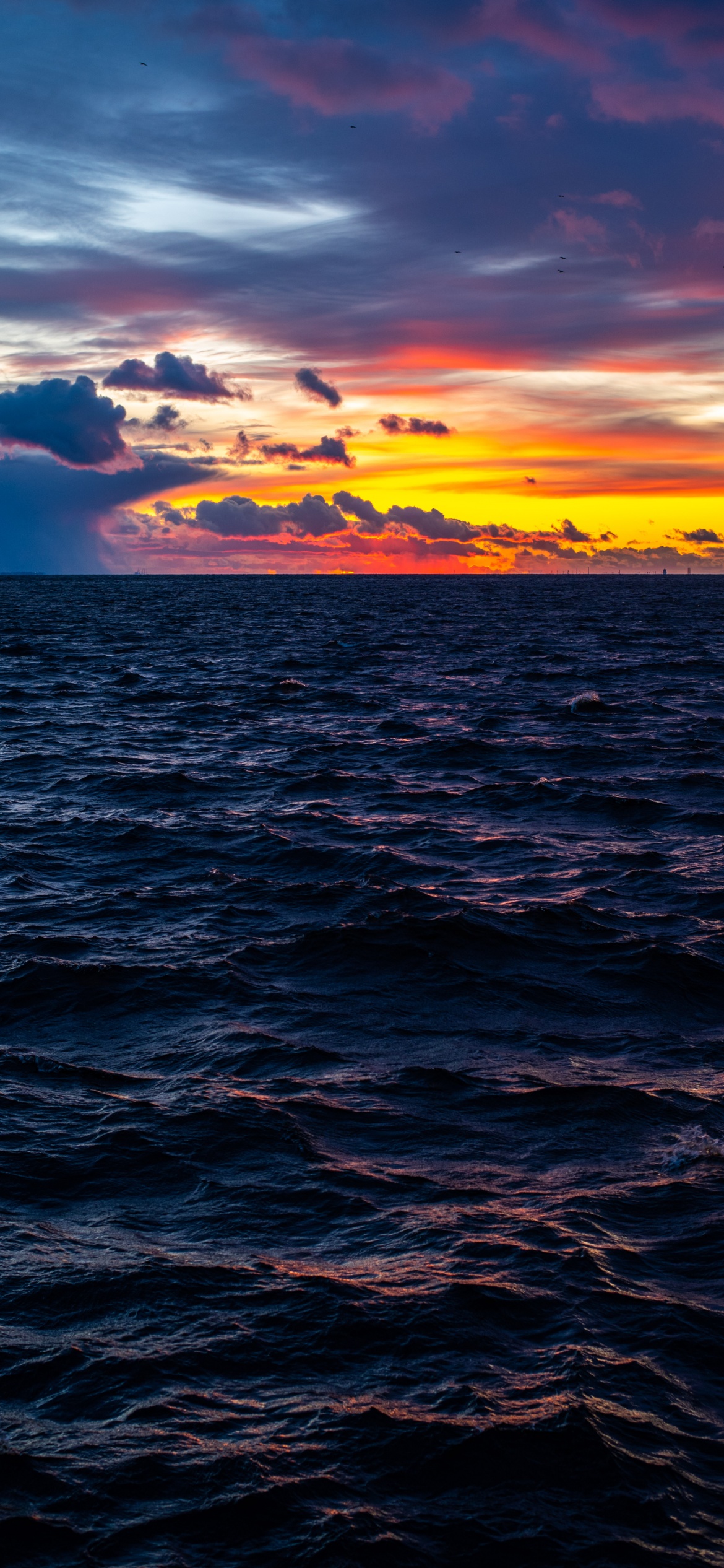 Seascape Wallpaper 4K, Sunset, Ocean view, Nature, #5820