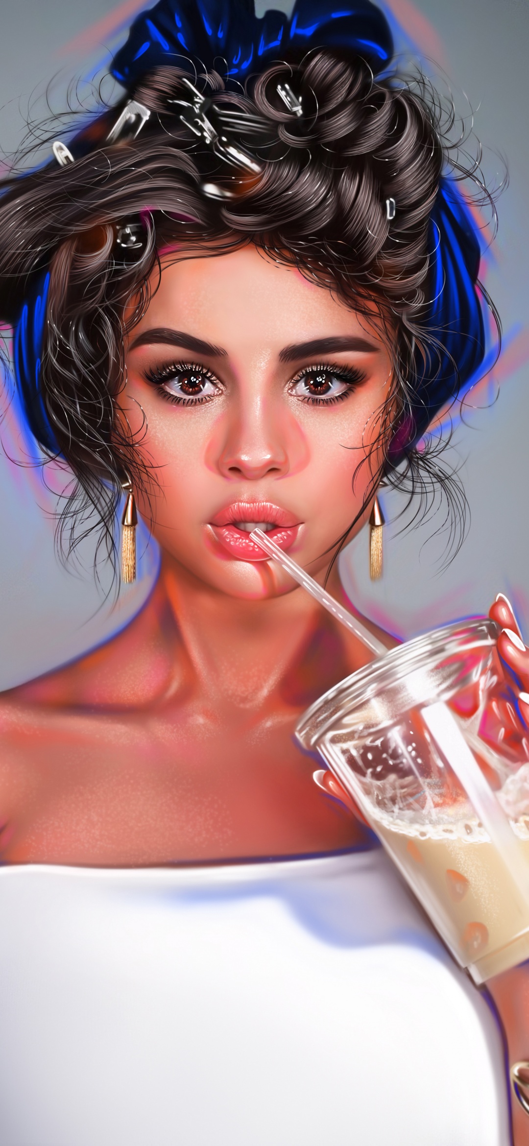 Selena - Gomez - Transparent - Png - Selena Gomez Hd Wallpaper For Iphone 6  Transparent PNG - 400x400 - Free Download on NicePNG