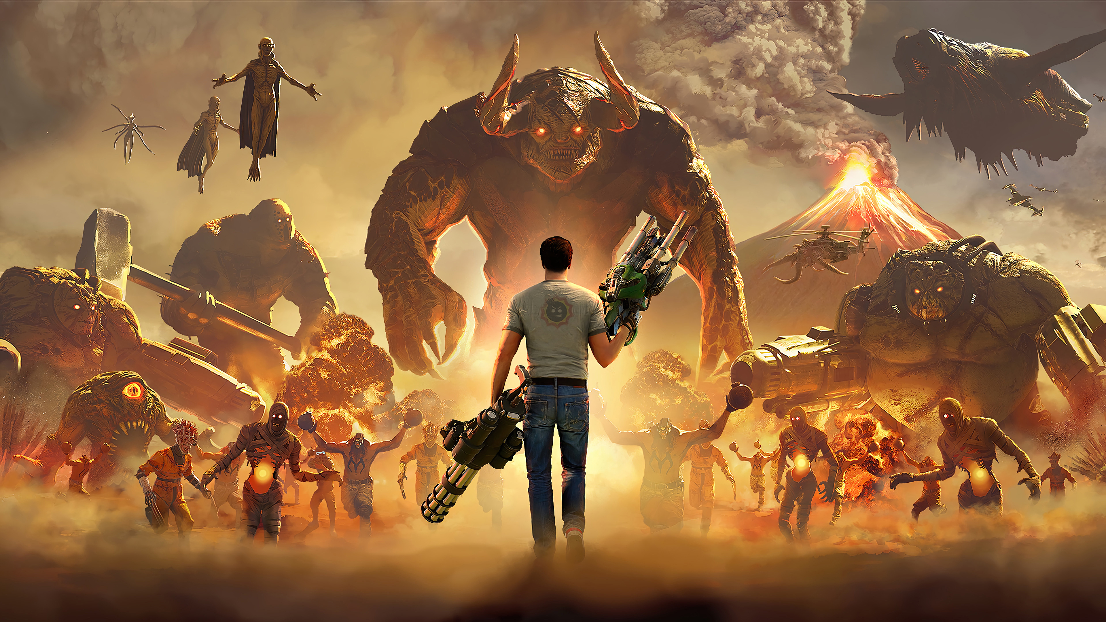 Game posters. Serious Sam 4. Serious Sam 4: Planet Badass. Serious Sam 4 Постер. Serious Sam 4 обложка.