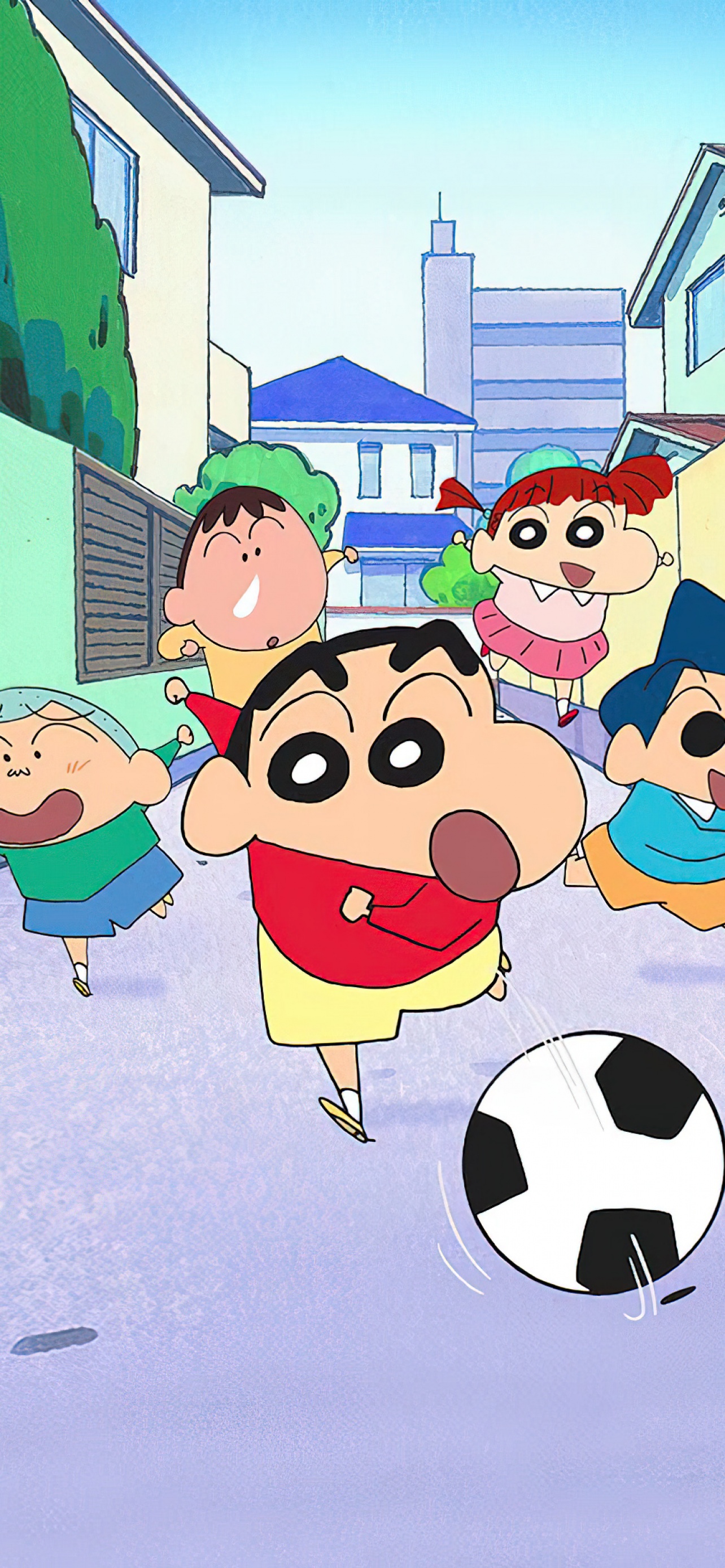 Shinchan Wallpaper 4K, Cartoon, friends, TV series