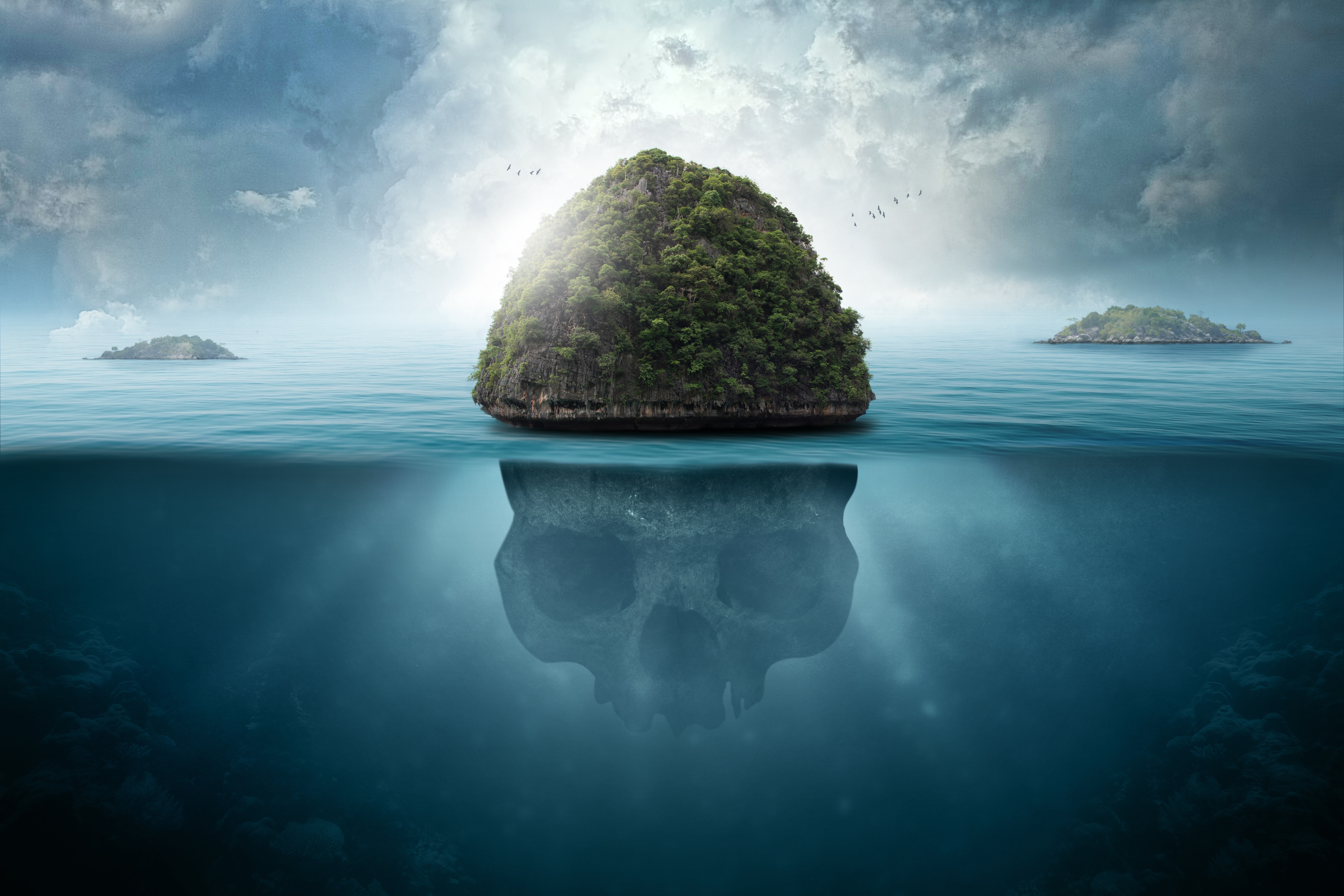 Island вода. Загадочный остров. Остров в океане. Острова и море. Мистический остров.