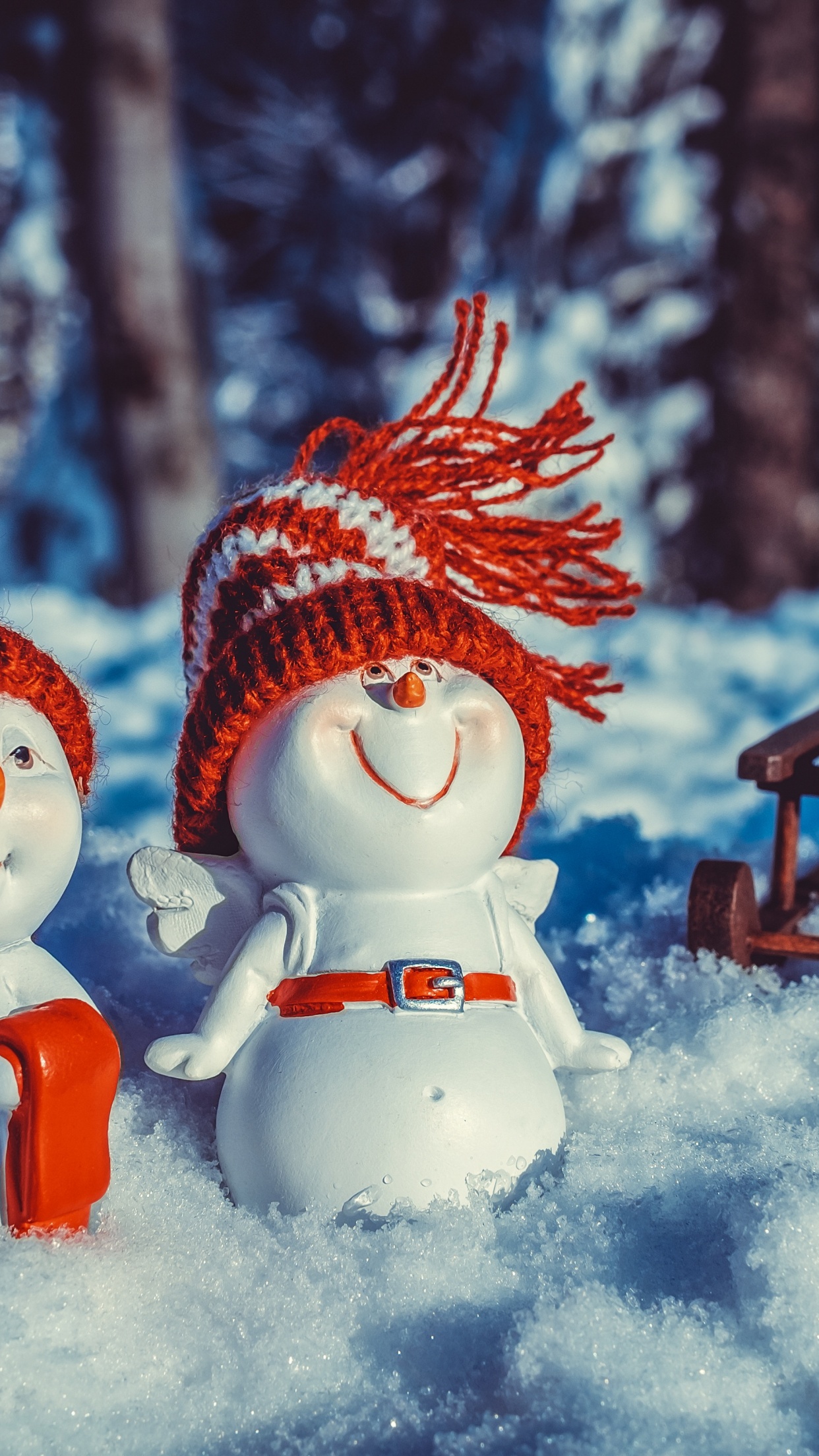Download iPhone Christmas Snowman Wallpaper  Wallpaperscom