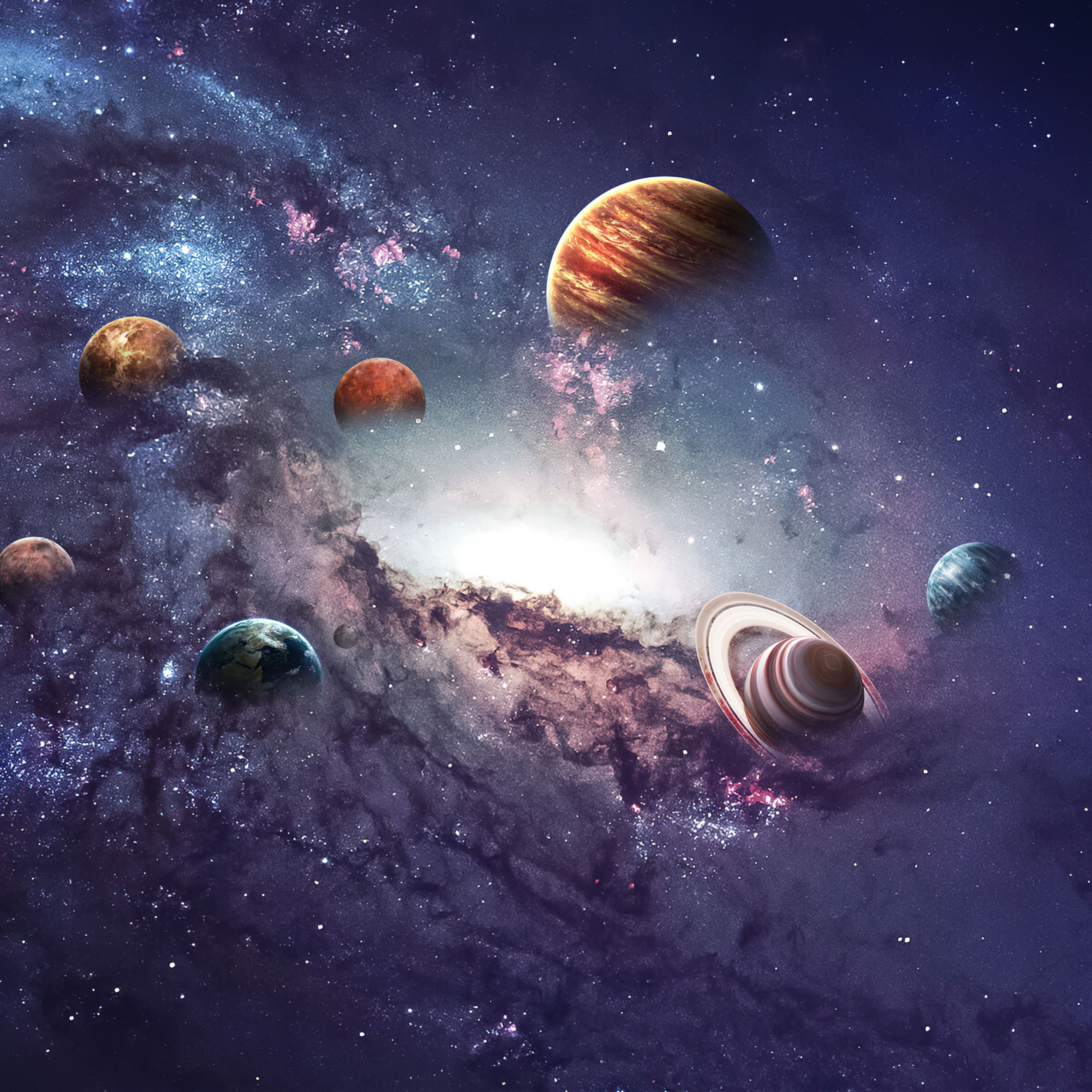 outer space hd wallpaper